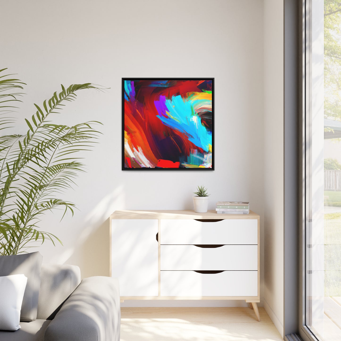 Florence Palmer - Framed Canvas