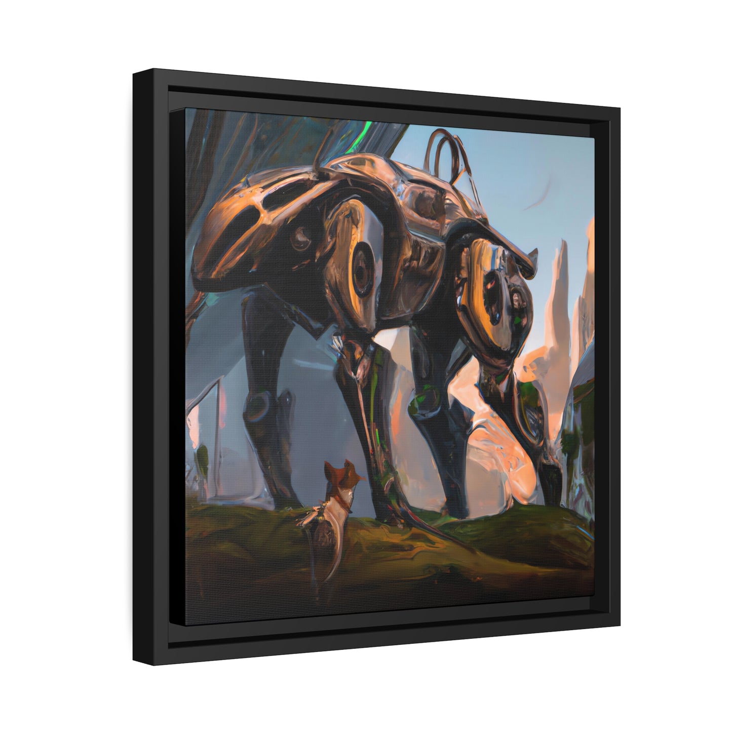 Fynn Veressen – Gerahmte Leinwand