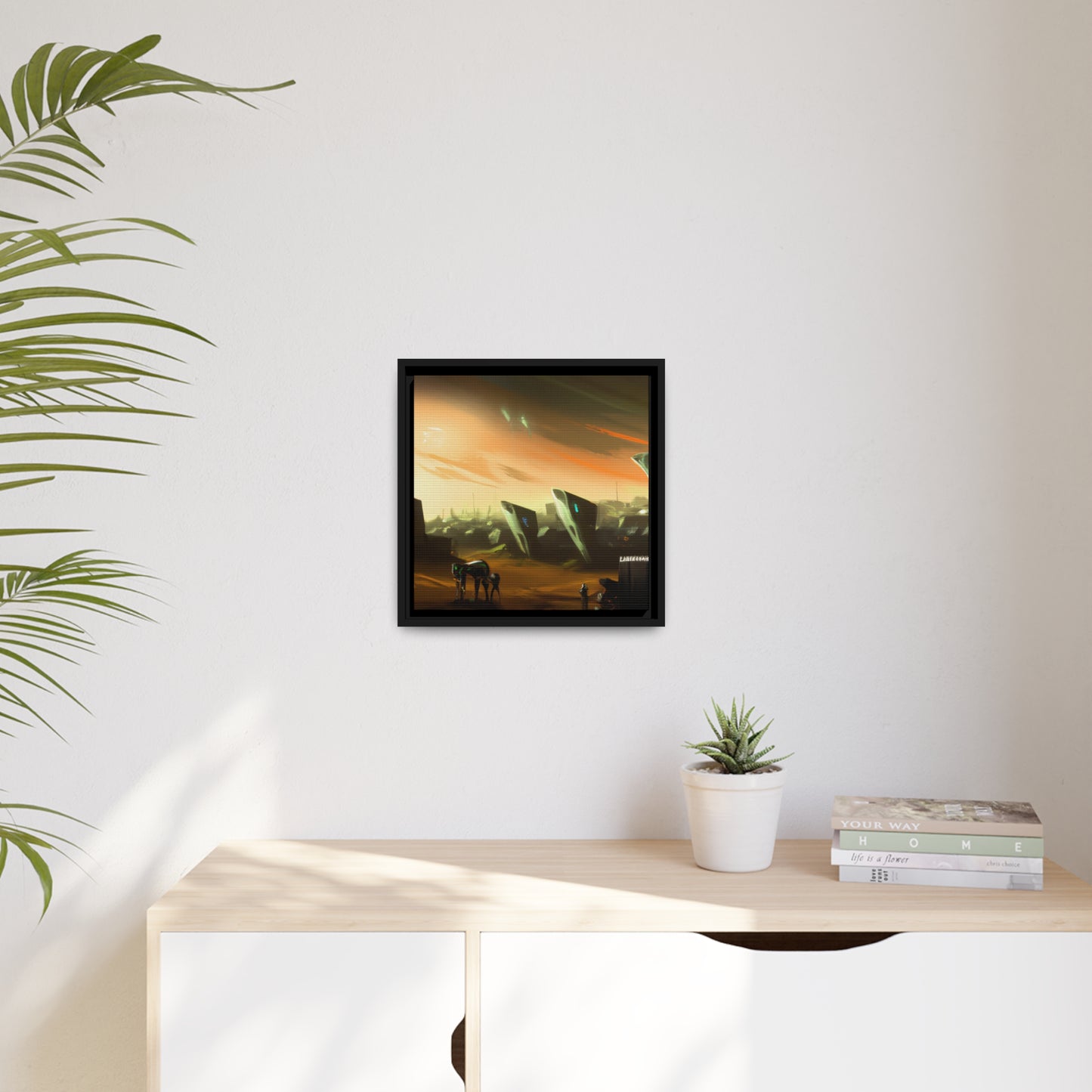 Amalia de la Frescura - Framed Canvas