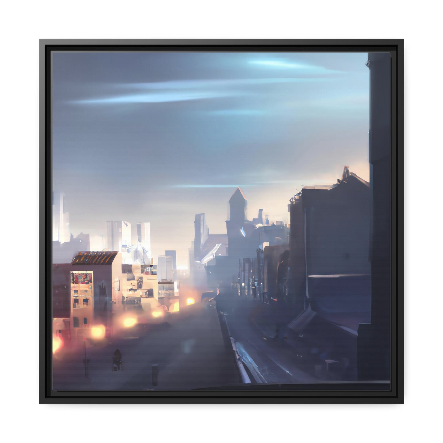 Theodor Dentzler - Framed Canvas