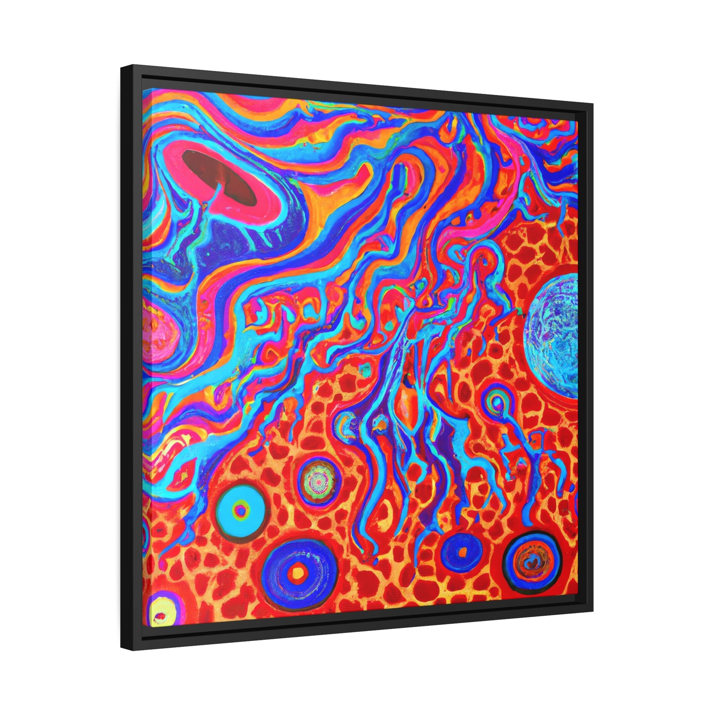 Mona Delacroix - Framed Canvas