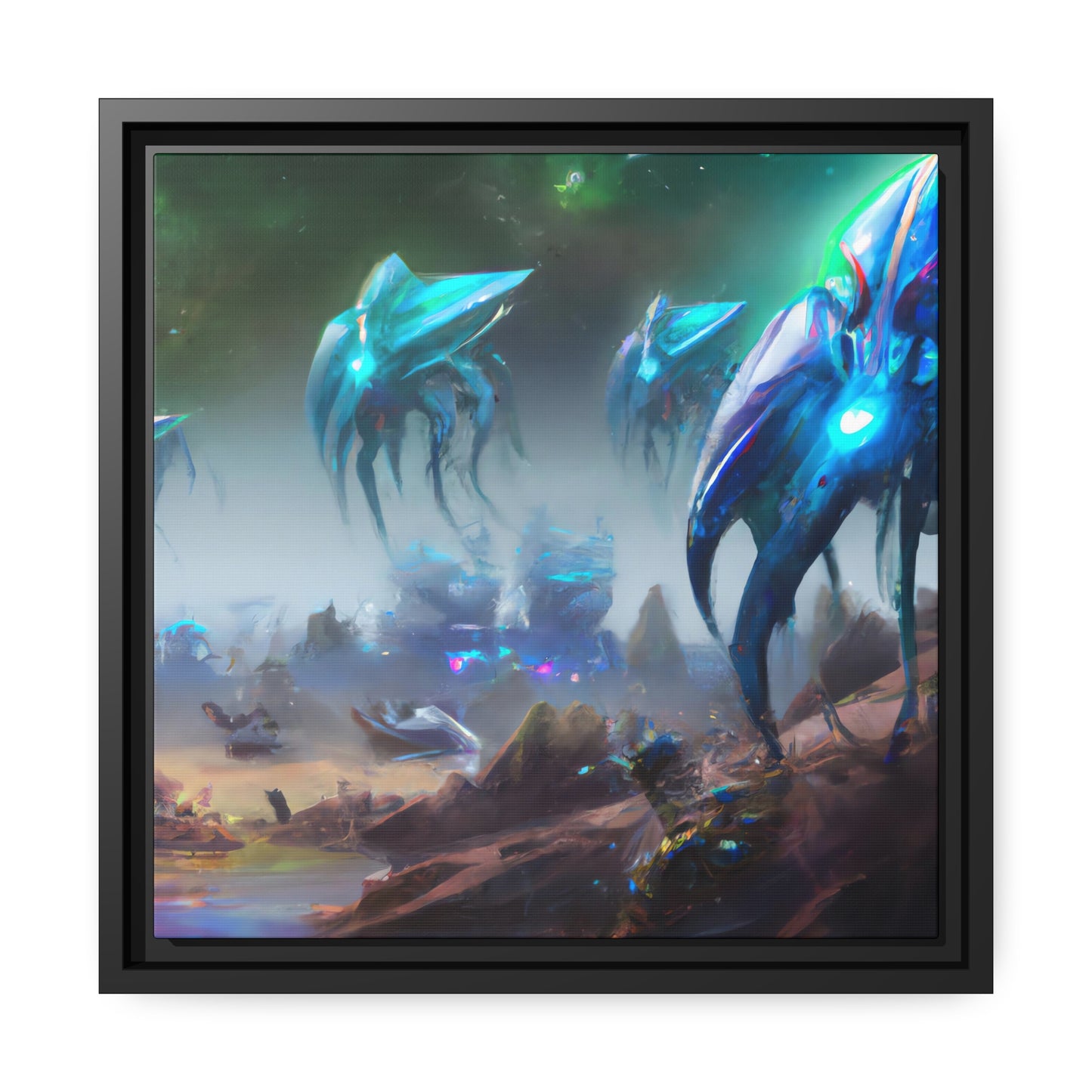 Reginald Graves - Framed Canvas