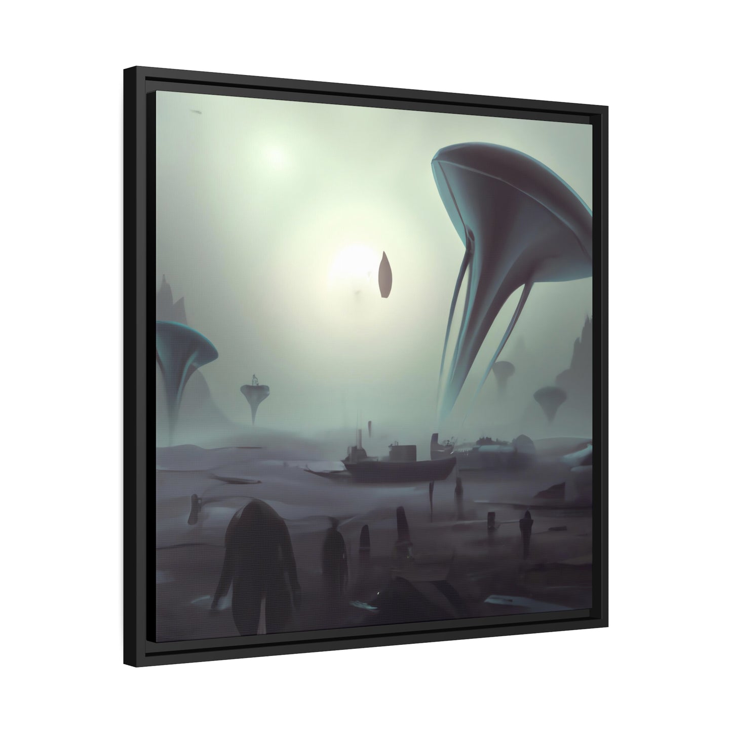 Clara de Monet - Framed Canvas