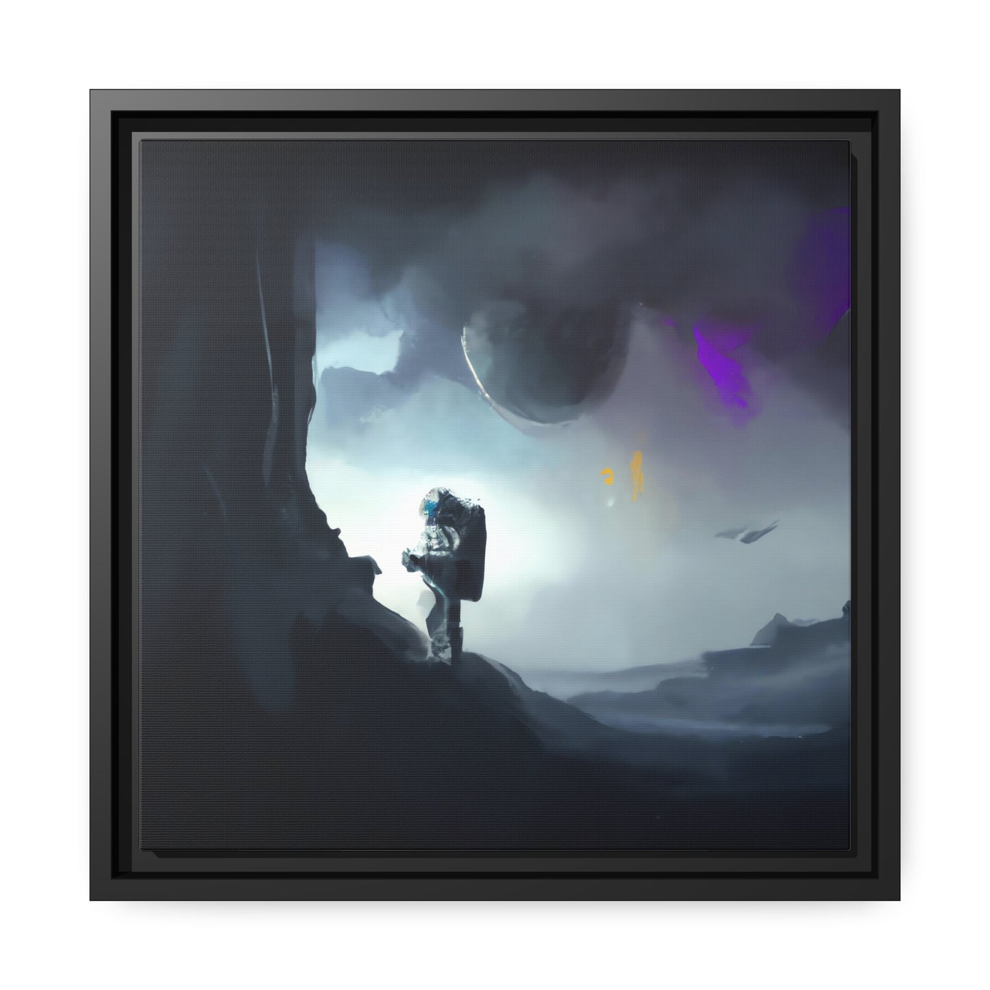 Edwin Forrest Moore - Framed Canvas