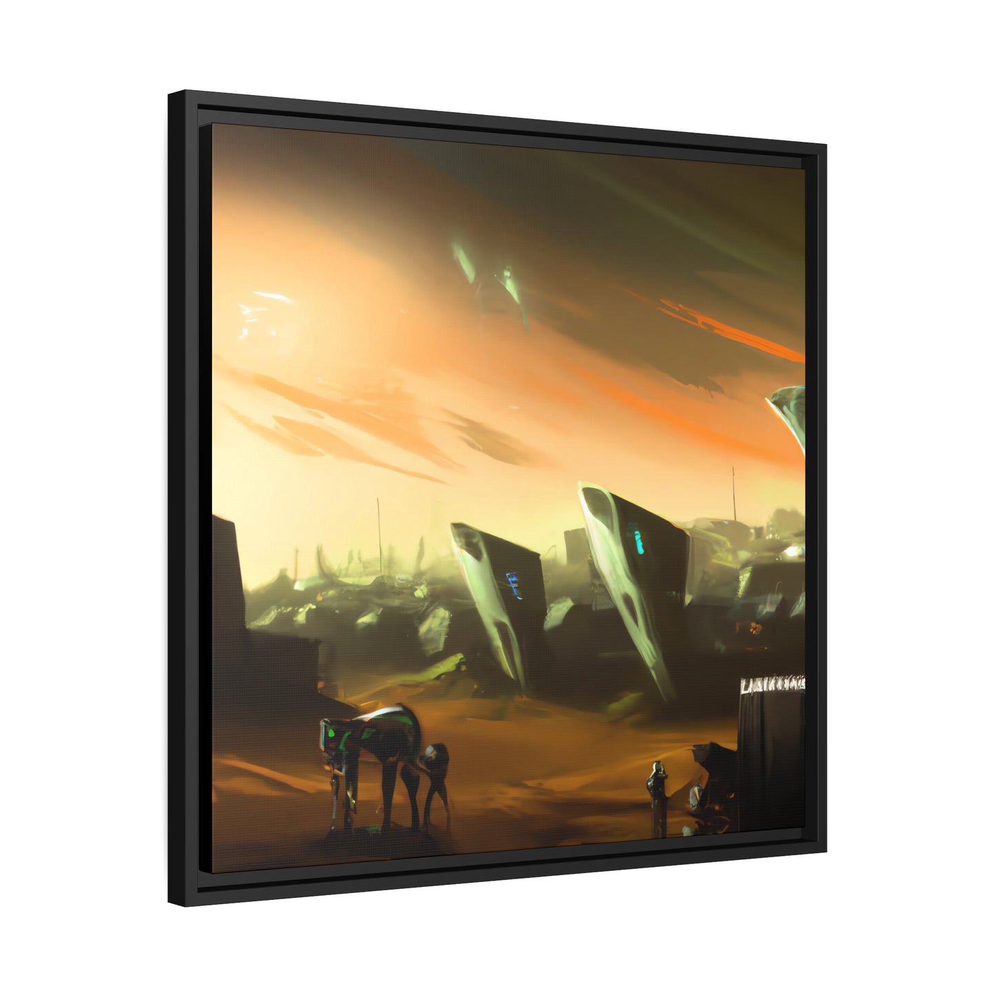 Amalia de la Frescura - Framed Canvas