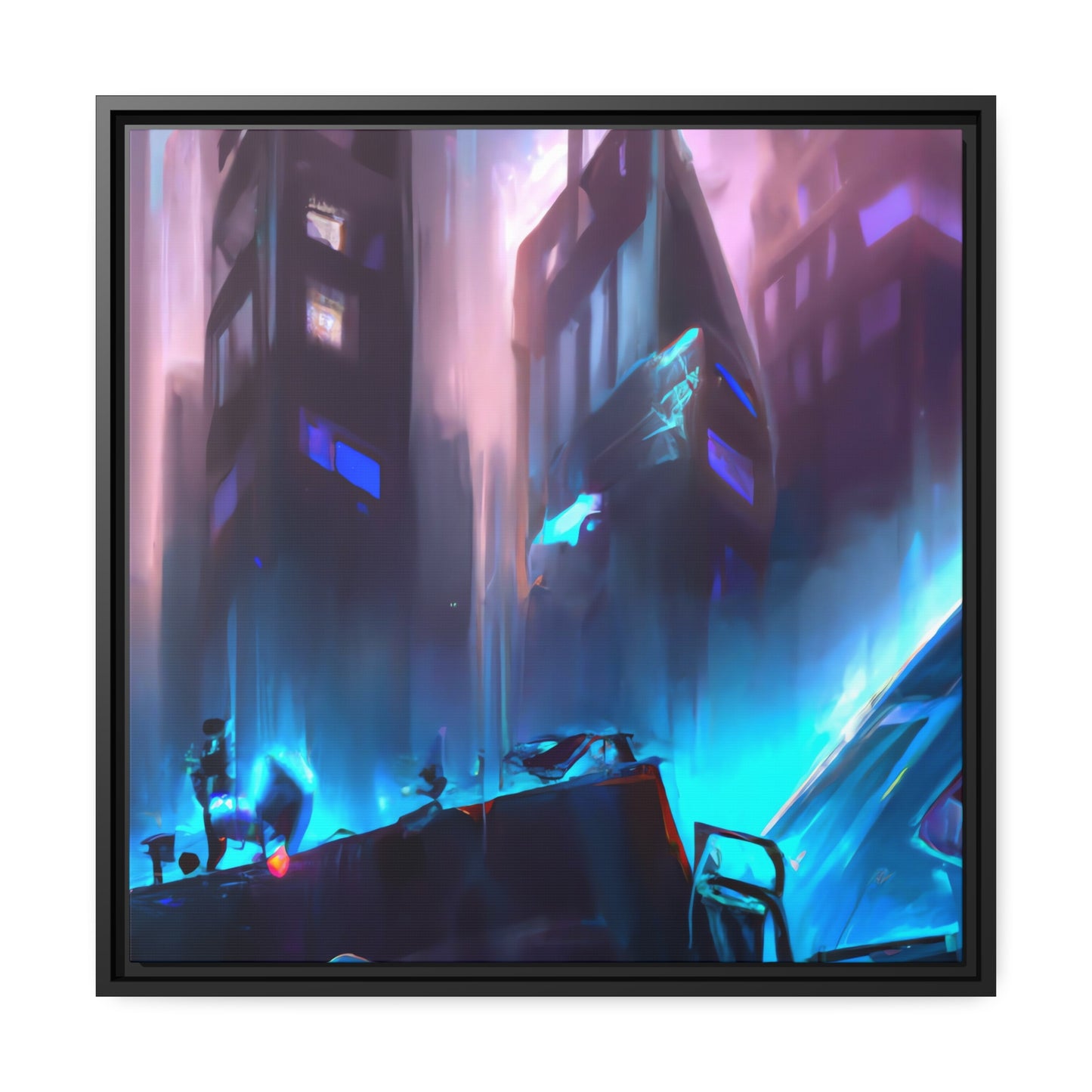 Vincent Van Gibson - Framed Canvas