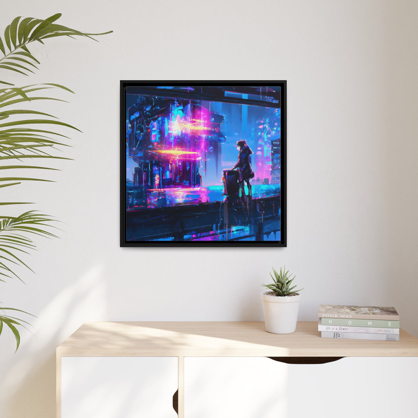 Joan Bennet – Gerahmte Leinwand