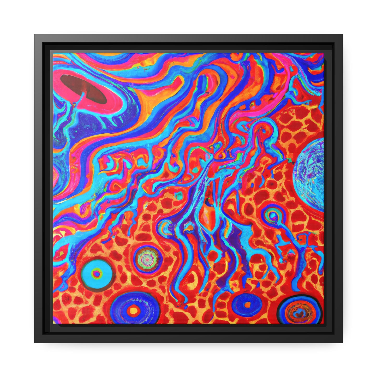 Mona Delacroix - Framed Canvas