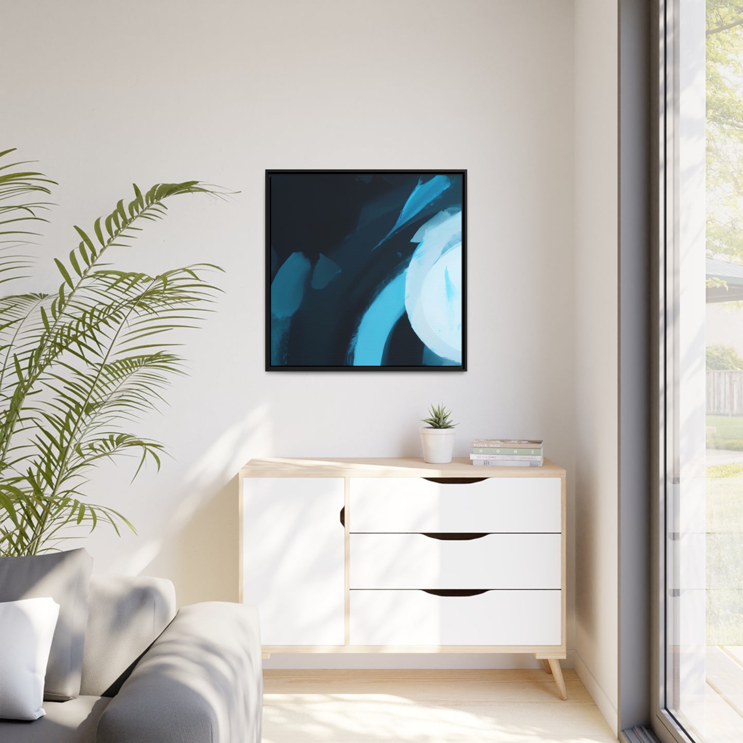 Joshua Ironbrush – Gerahmte Leinwand