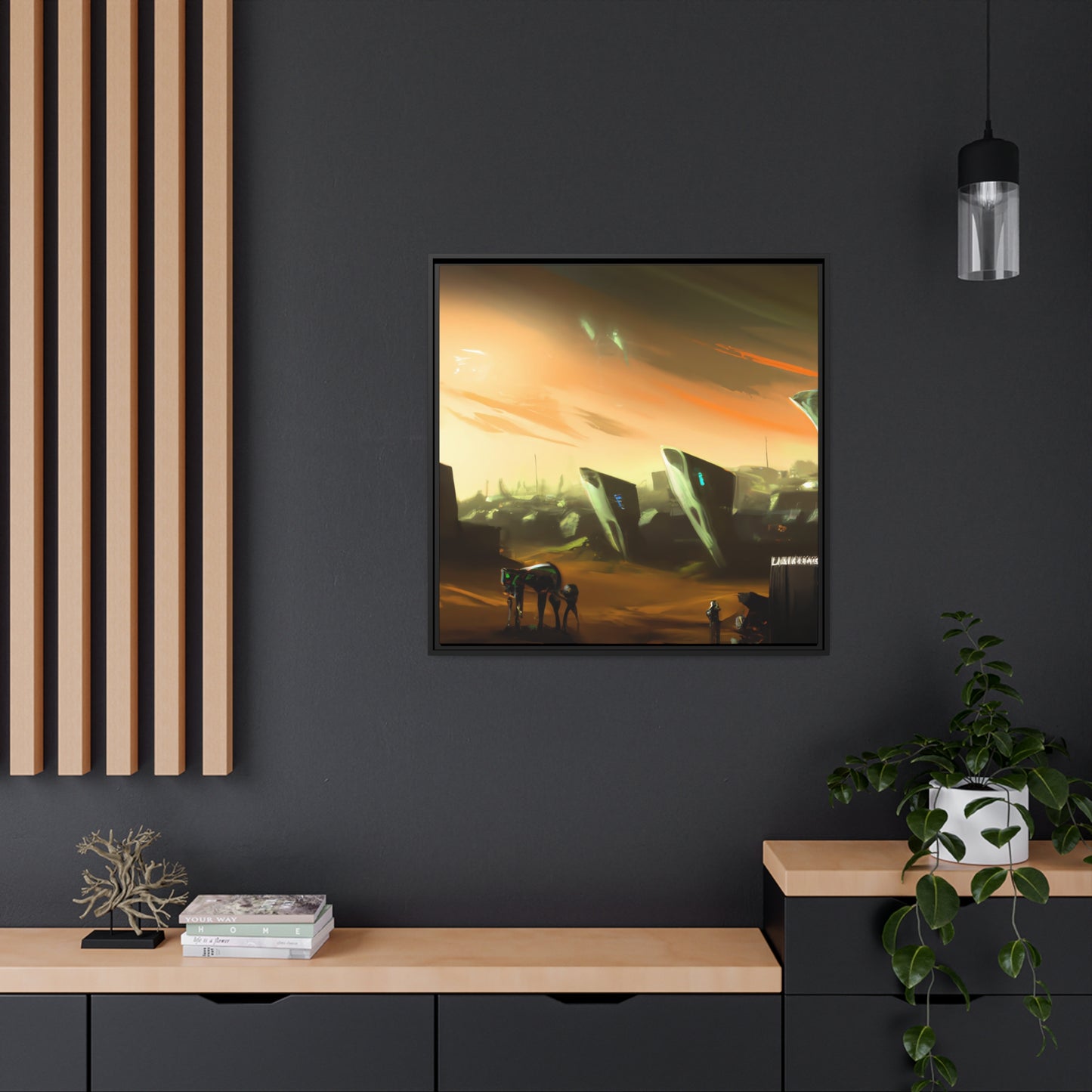 Amalia de la Frescura - Framed Canvas