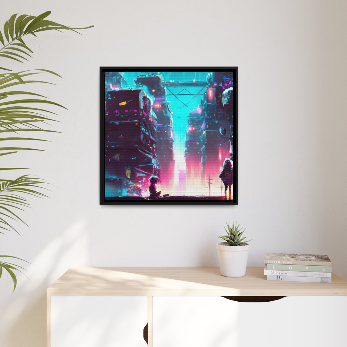 Ludwig Leiberg - Framed Canvas