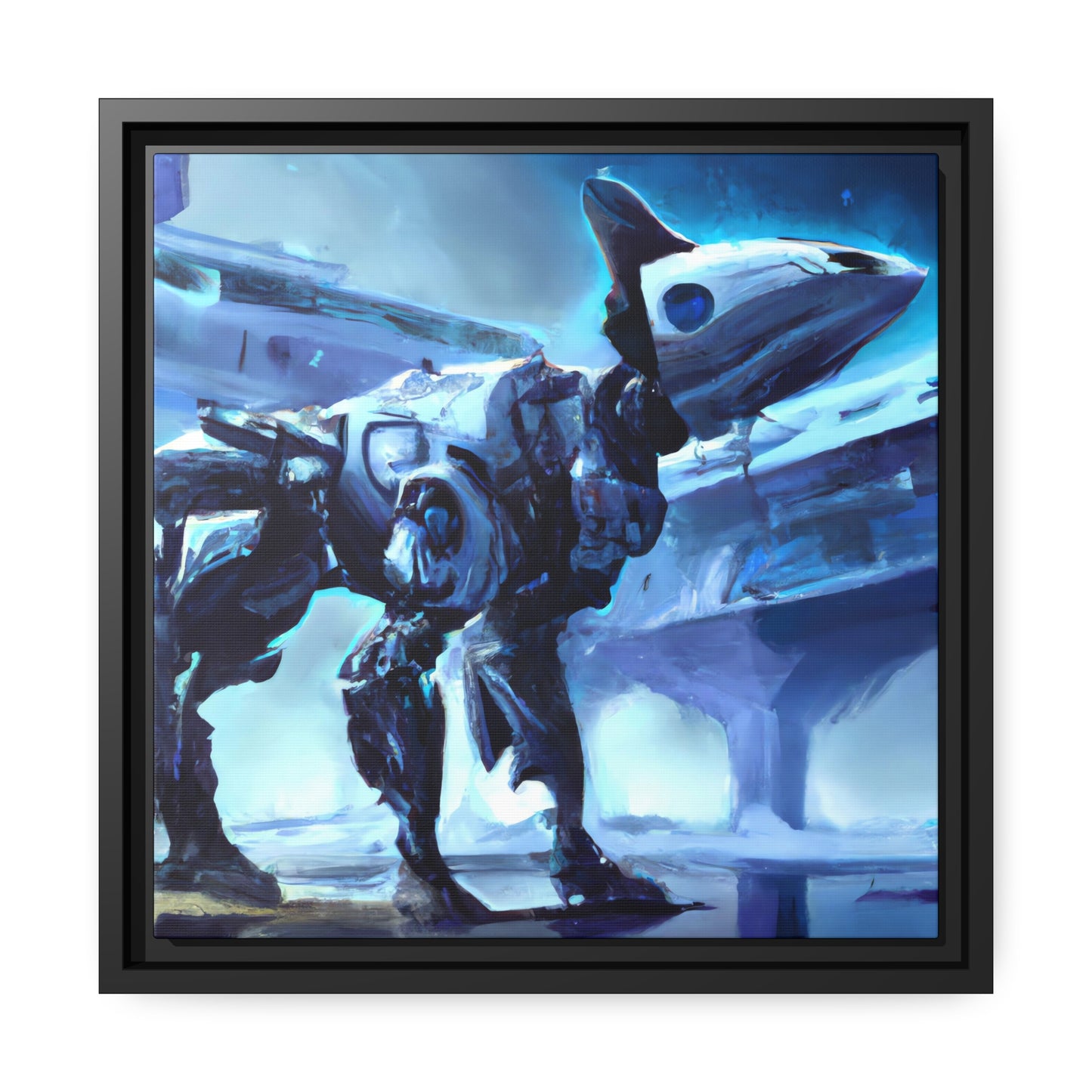 Kyra Caspian - Framed Canvas