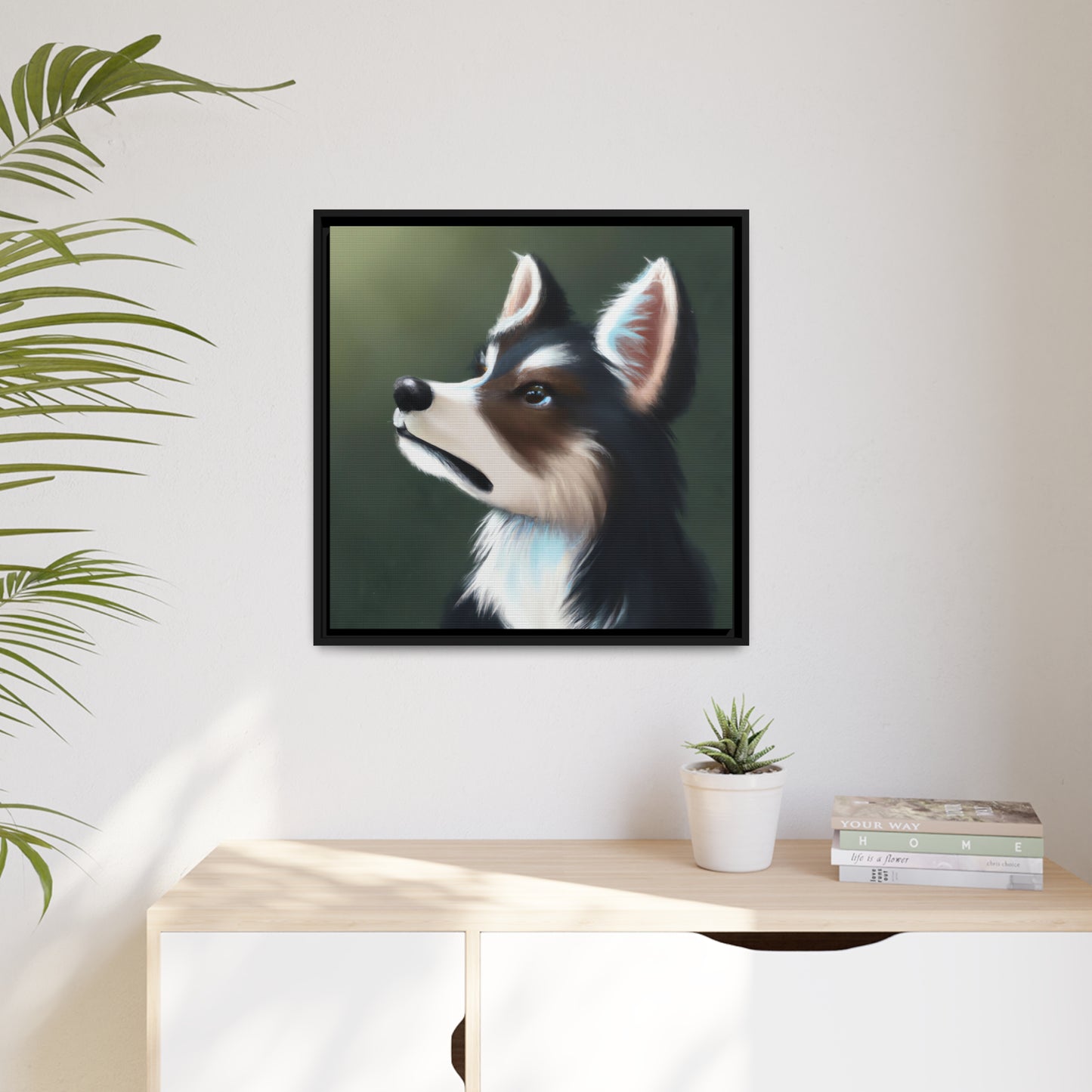 Johannes Amsel - Framed Canvas