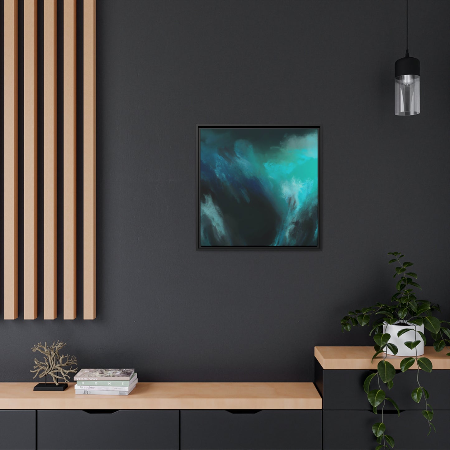 Edwardine Johnson – Gerahmte Leinwand