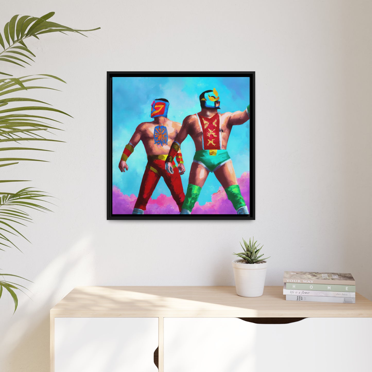 Salvador Diaz - Framed Canvas