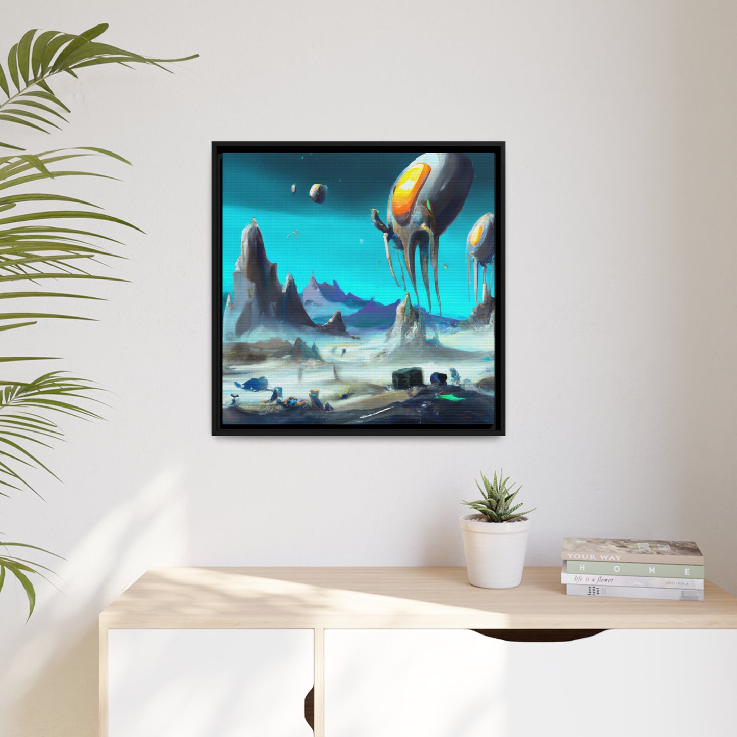 Juliette Monet - Framed Canvas