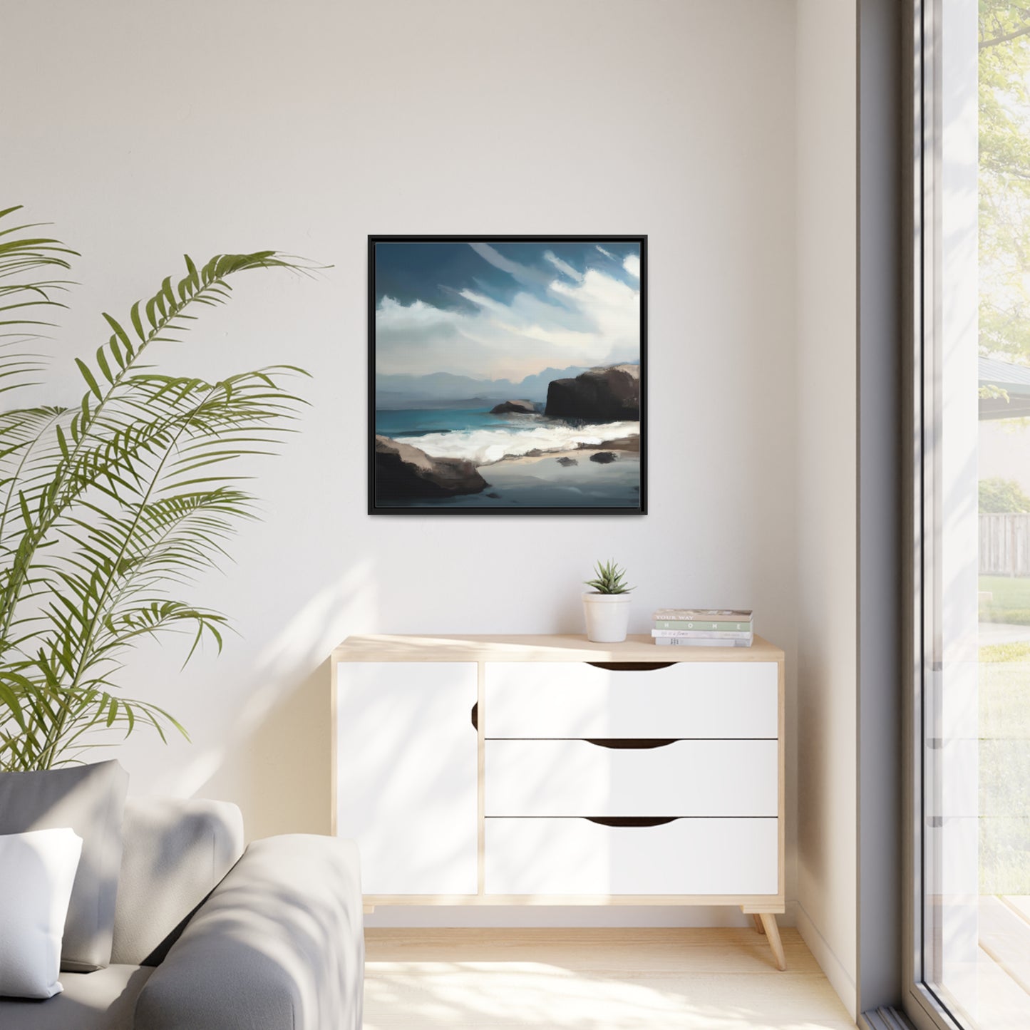 Victorine Lefevre - Framed Canvas