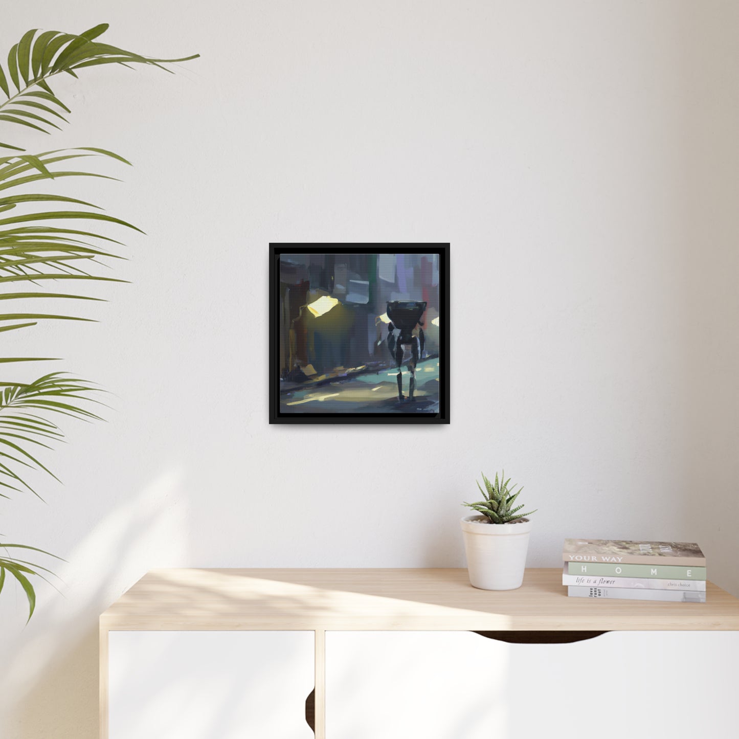 Iris Primavera - Framed Canvas