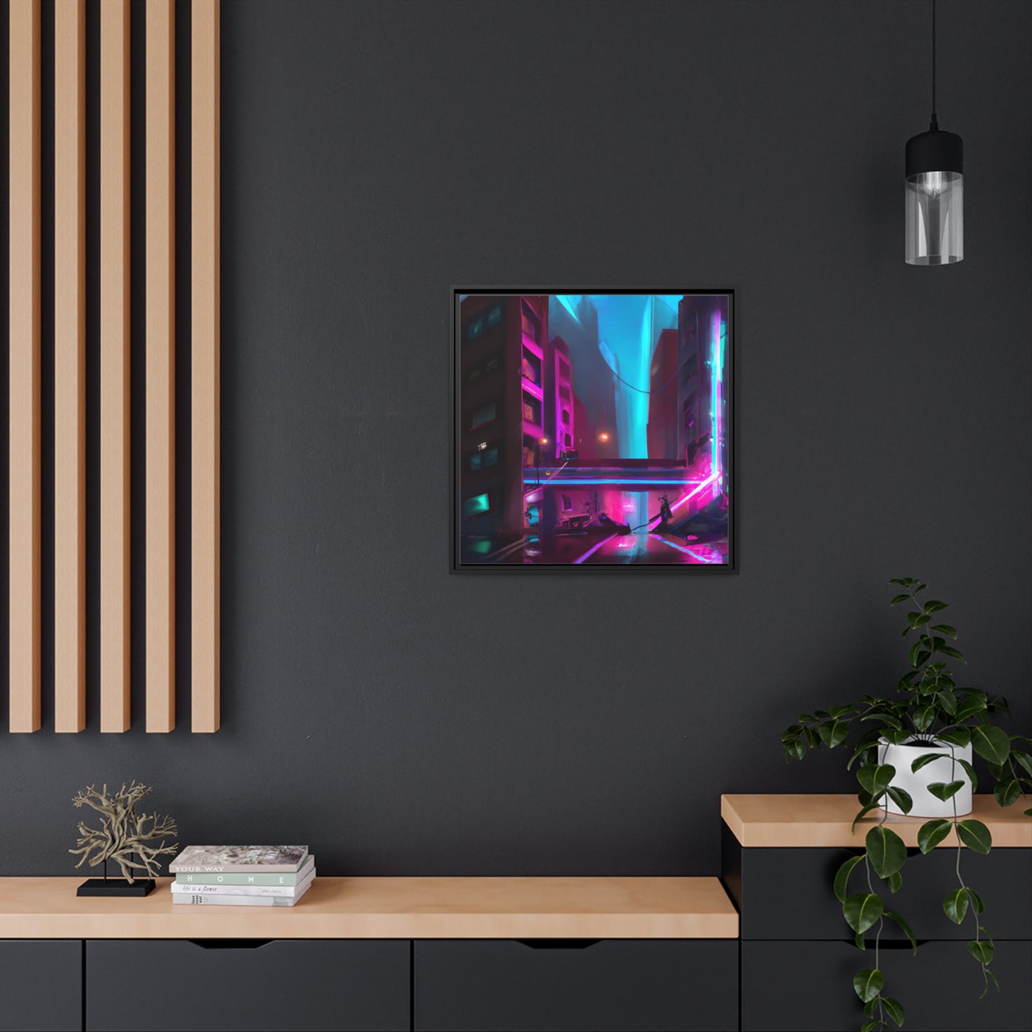 Charles Edward Street - Framed Canvas