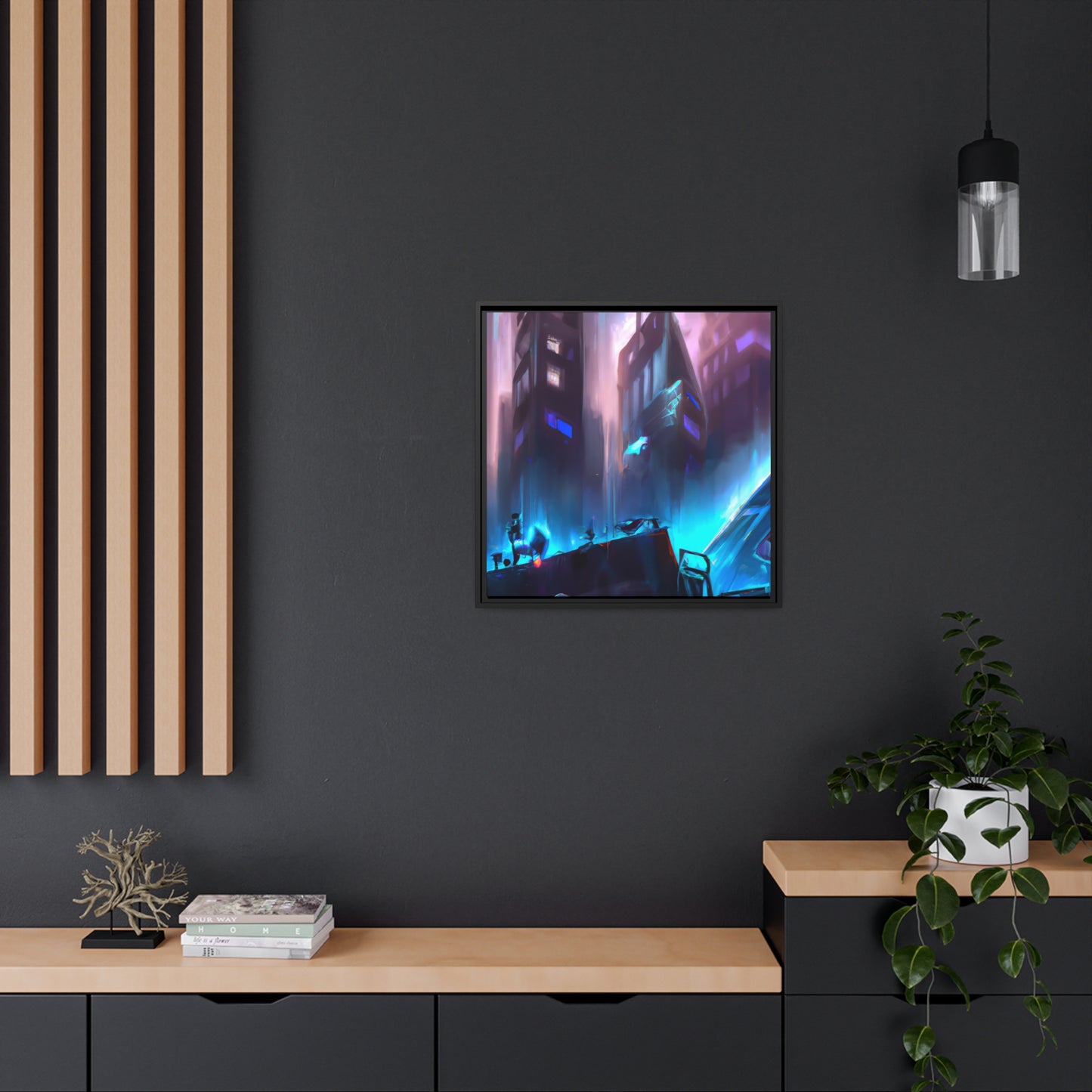 Vincent Van Gibson - Framed Canvas