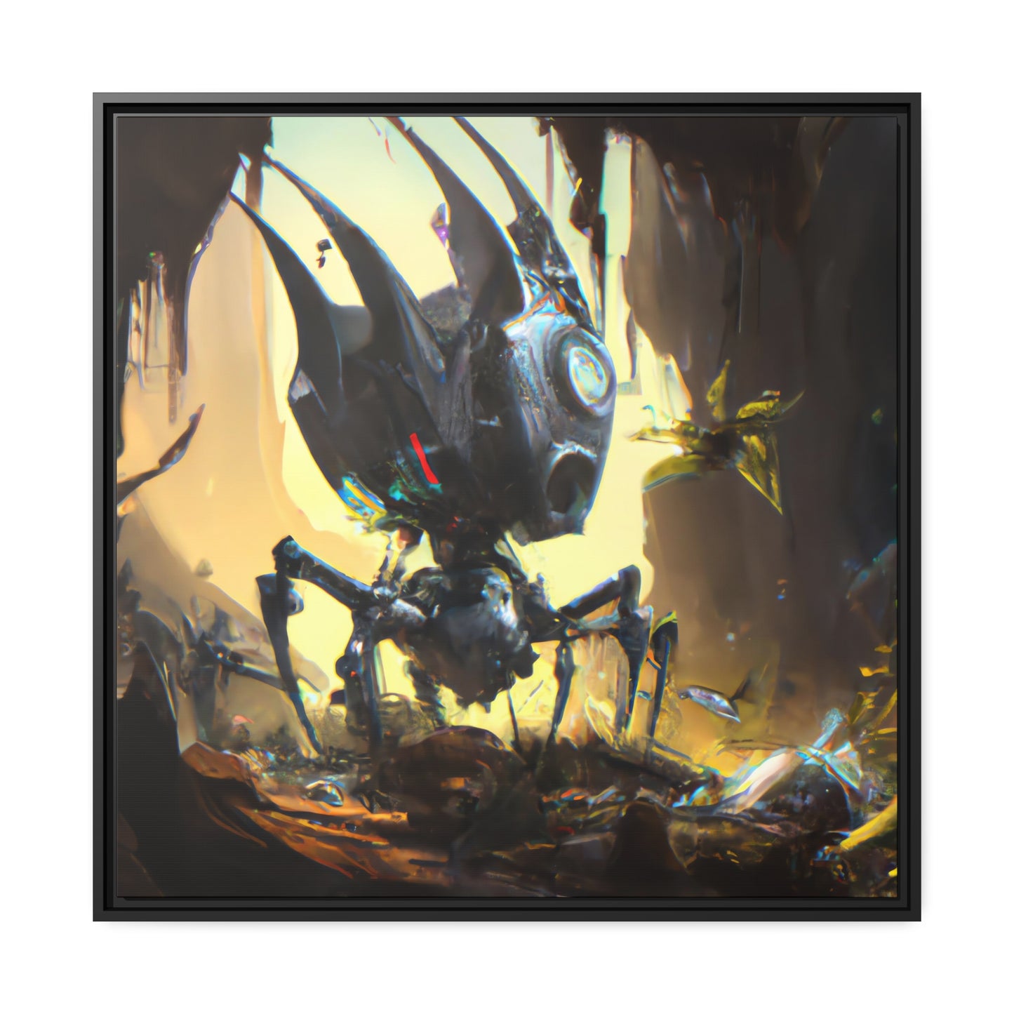 Aurora zSplash - Framed Canvas