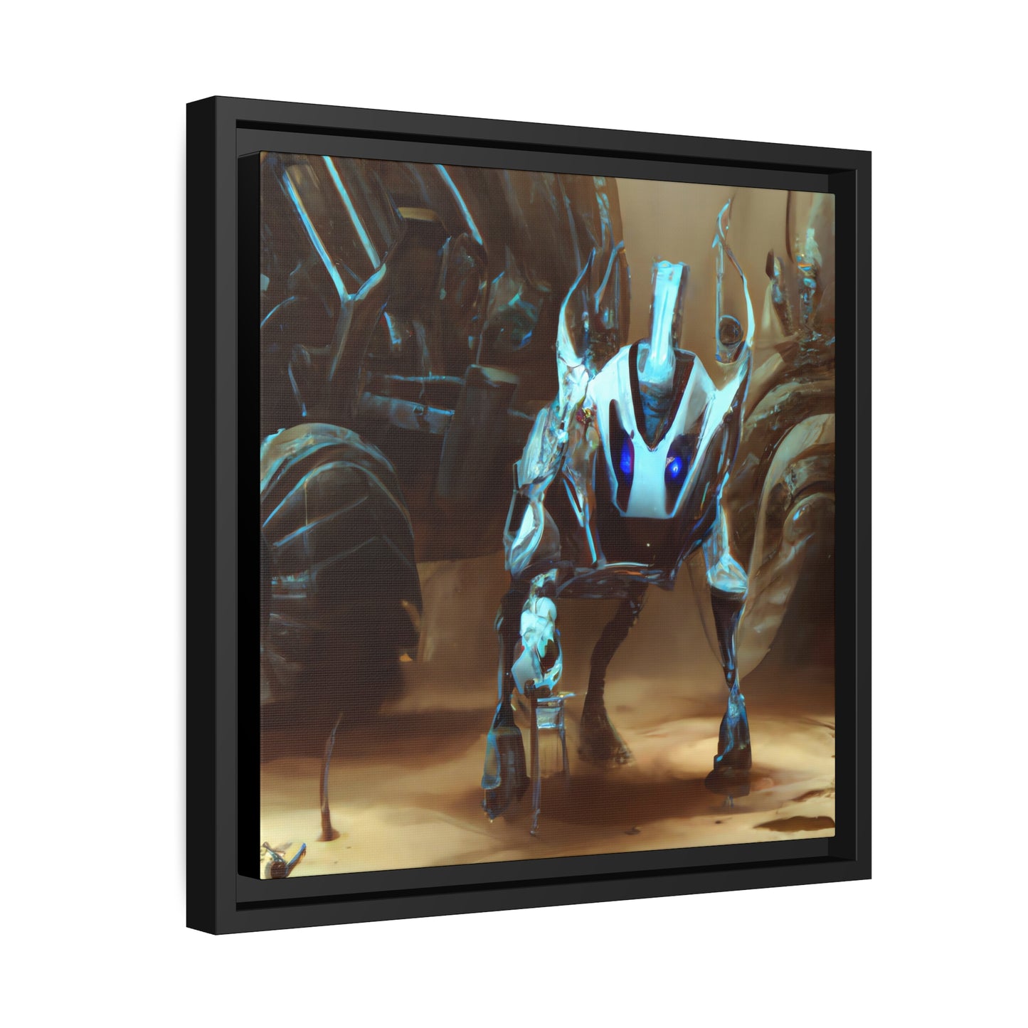 Syrus Particleop - Framed Canvas