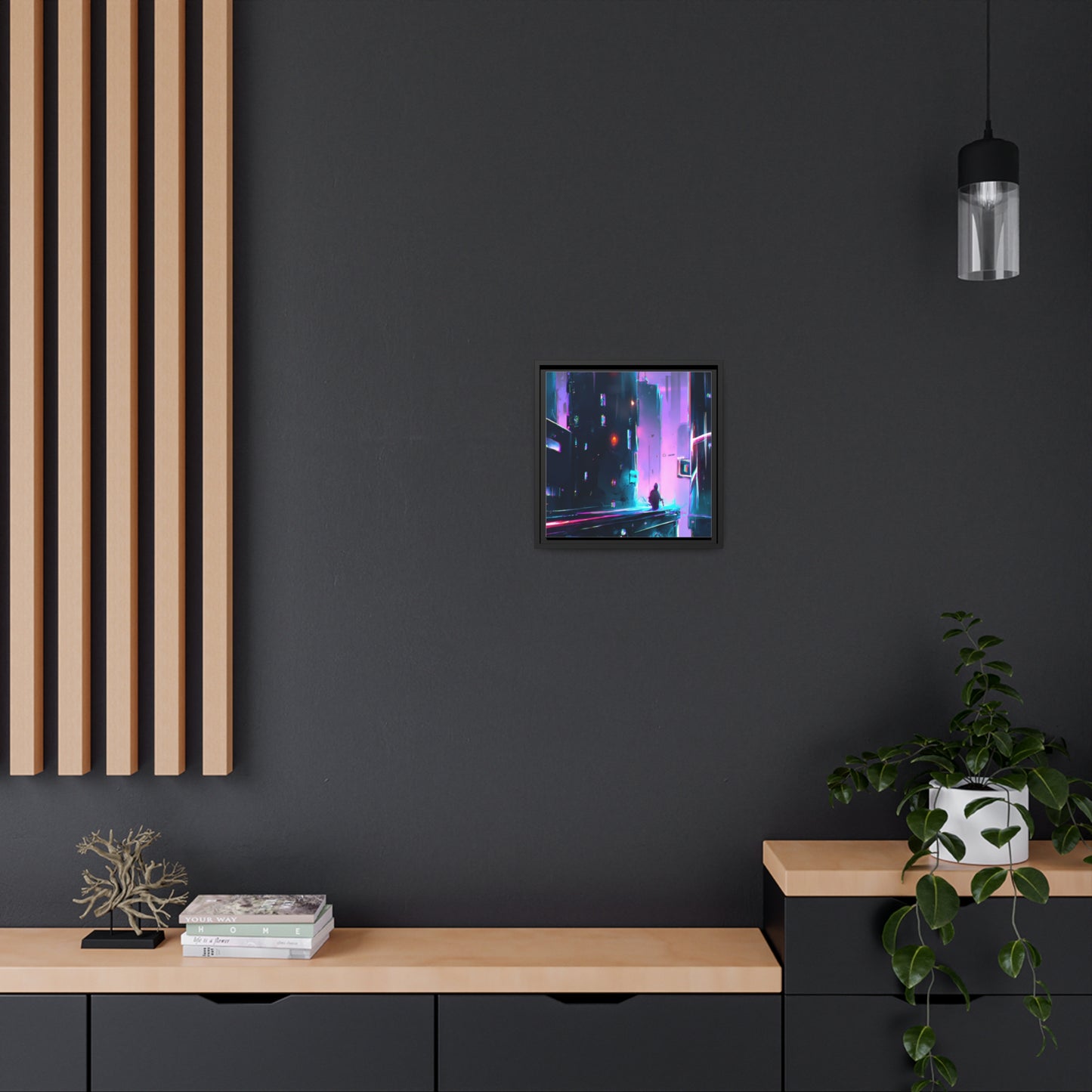 Hiram Mason - Framed Canvas