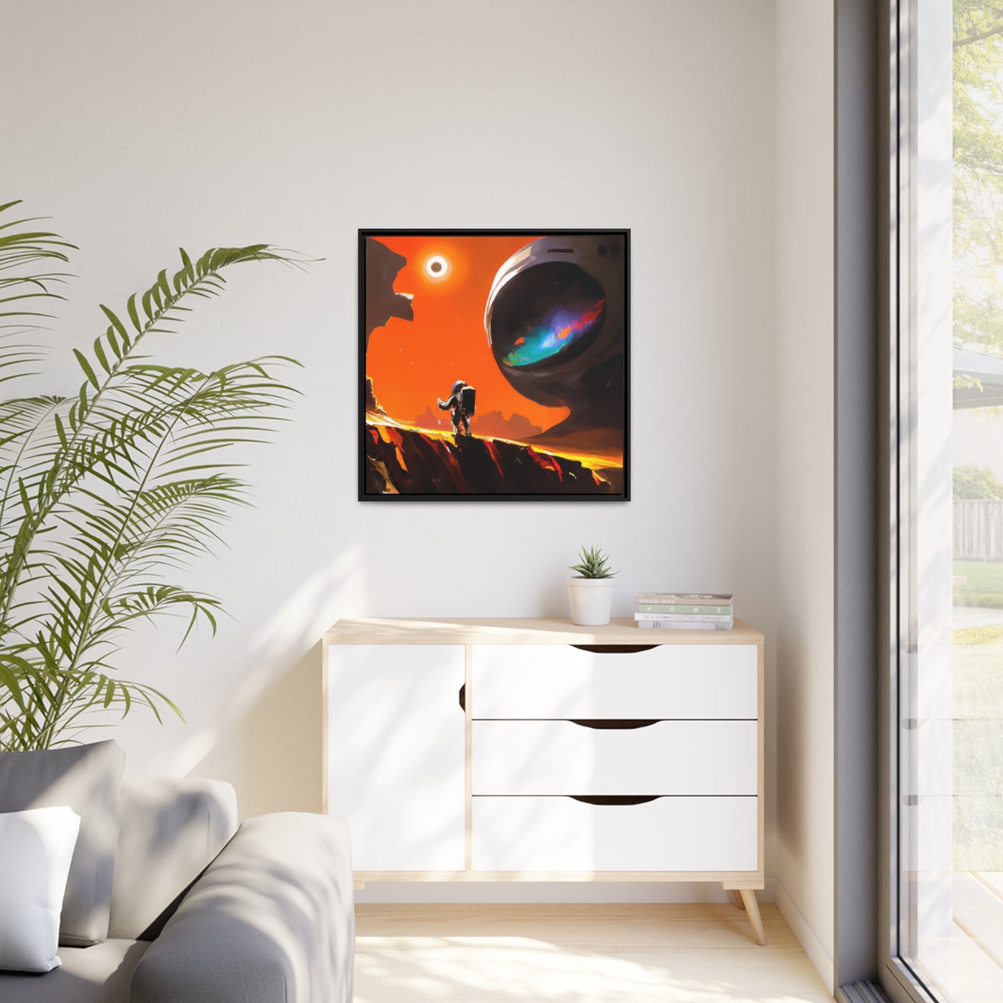 Elsie Whitman - Framed Canvas