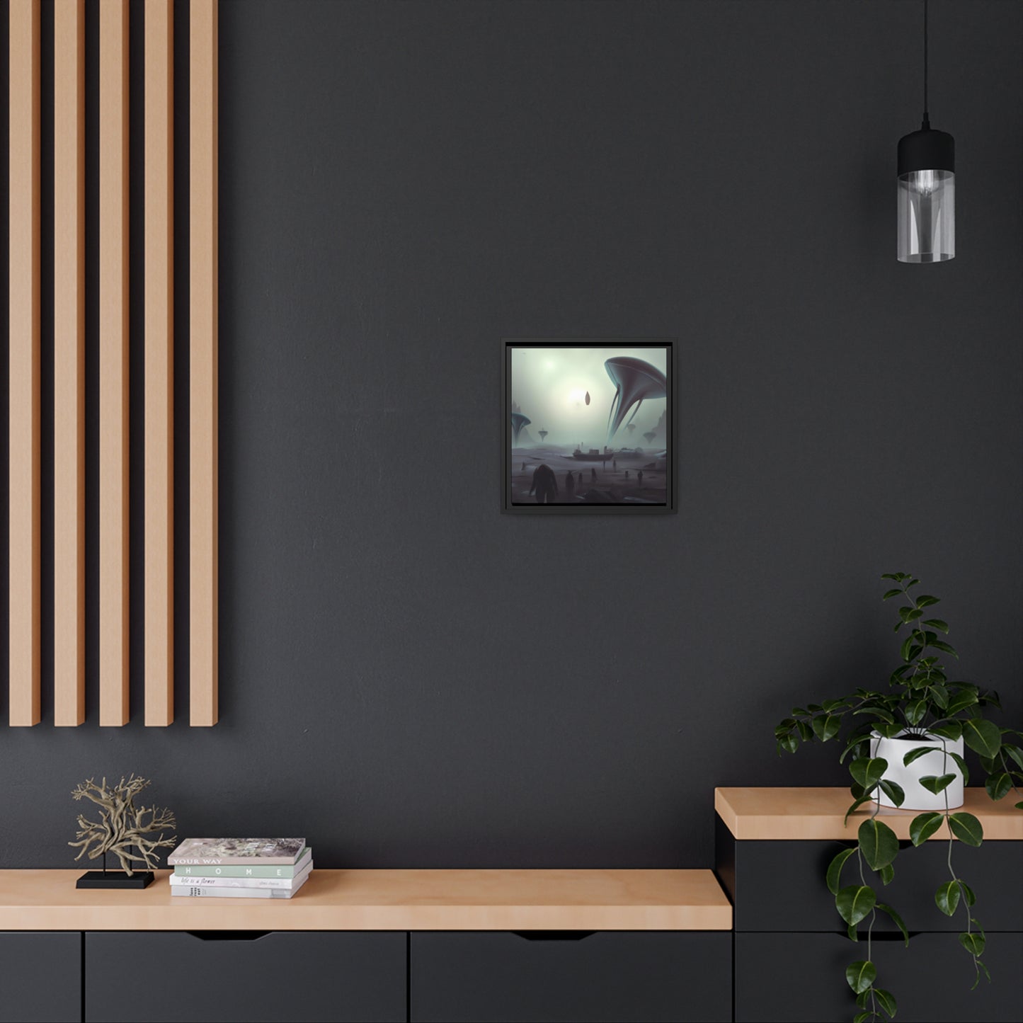 Clara de Monet - Framed Canvas