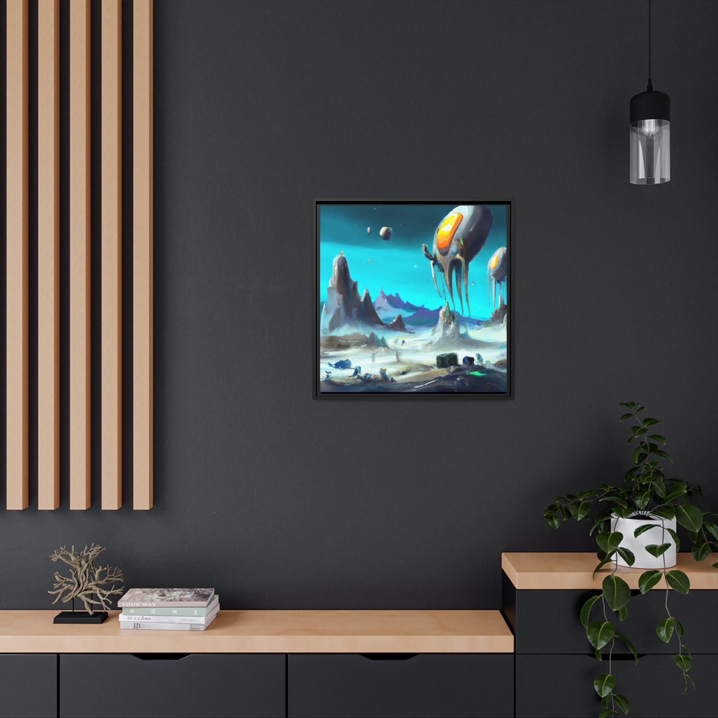 Juliette Monet - Framed Canvas