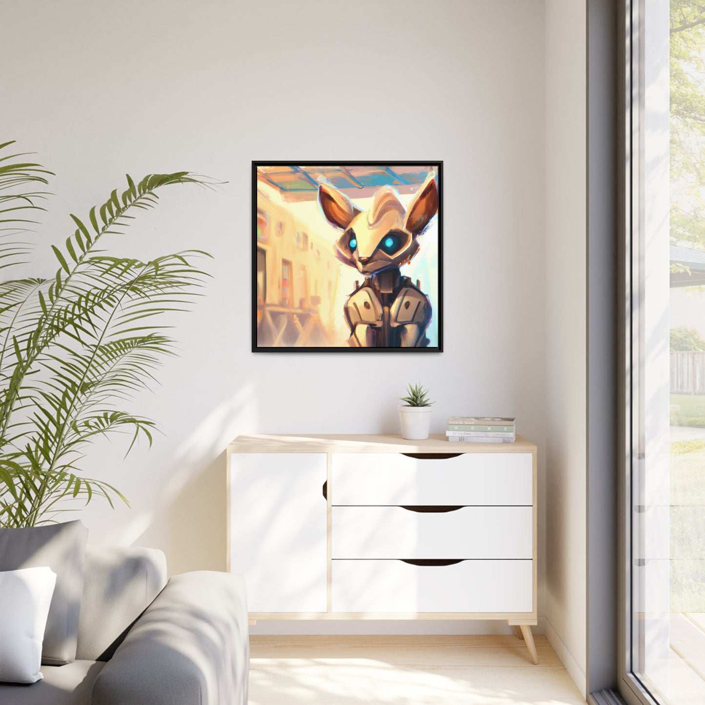 Femonika Adara - Framed Canvas