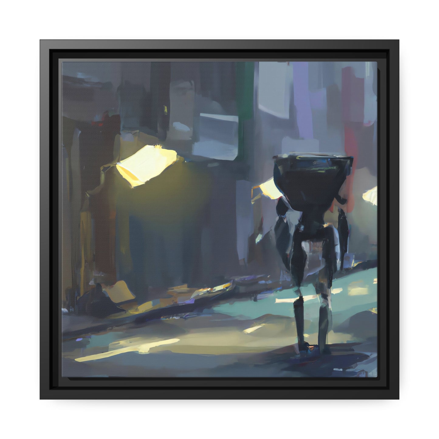 Iris Primavera - Framed Canvas