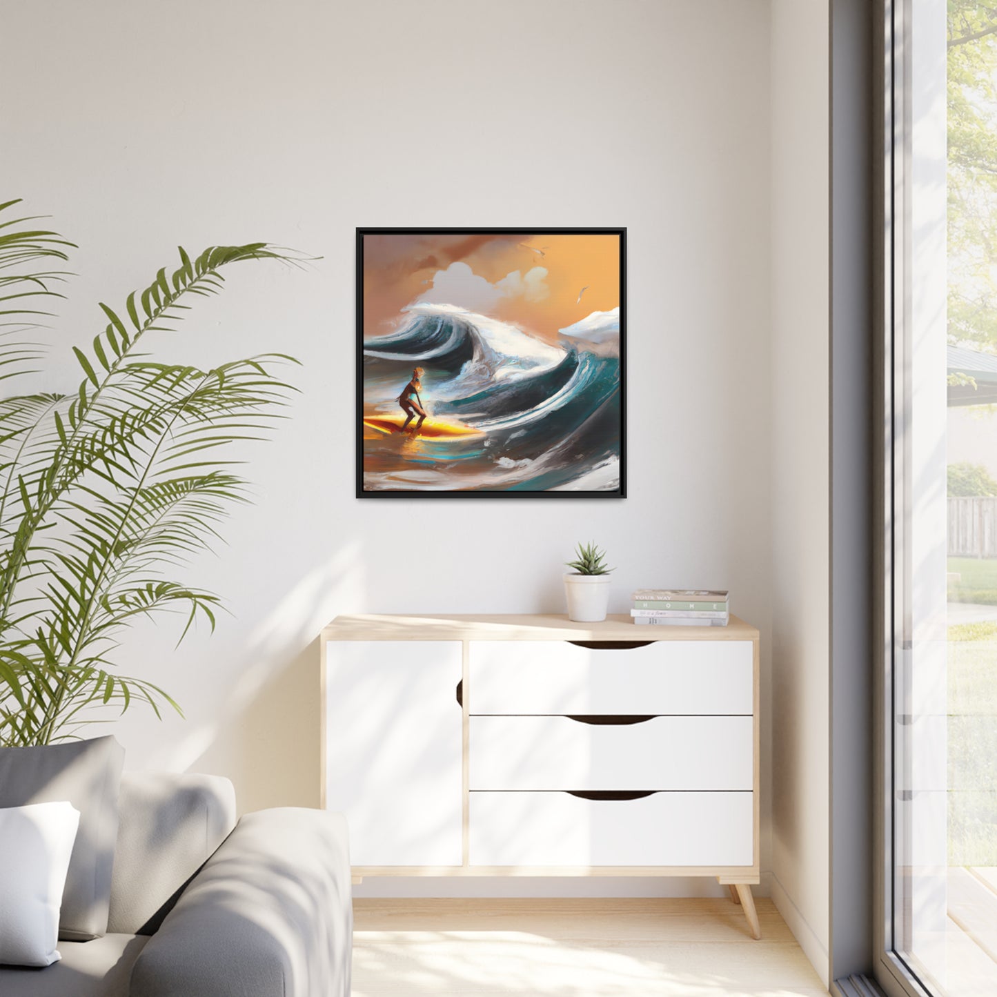 Miles Hartfield - Framed Canvas