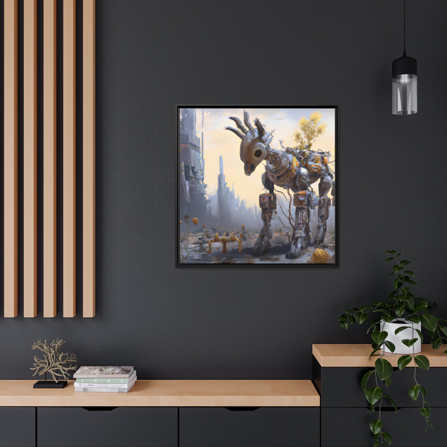 Aurancius Creasence - Framed Canvas