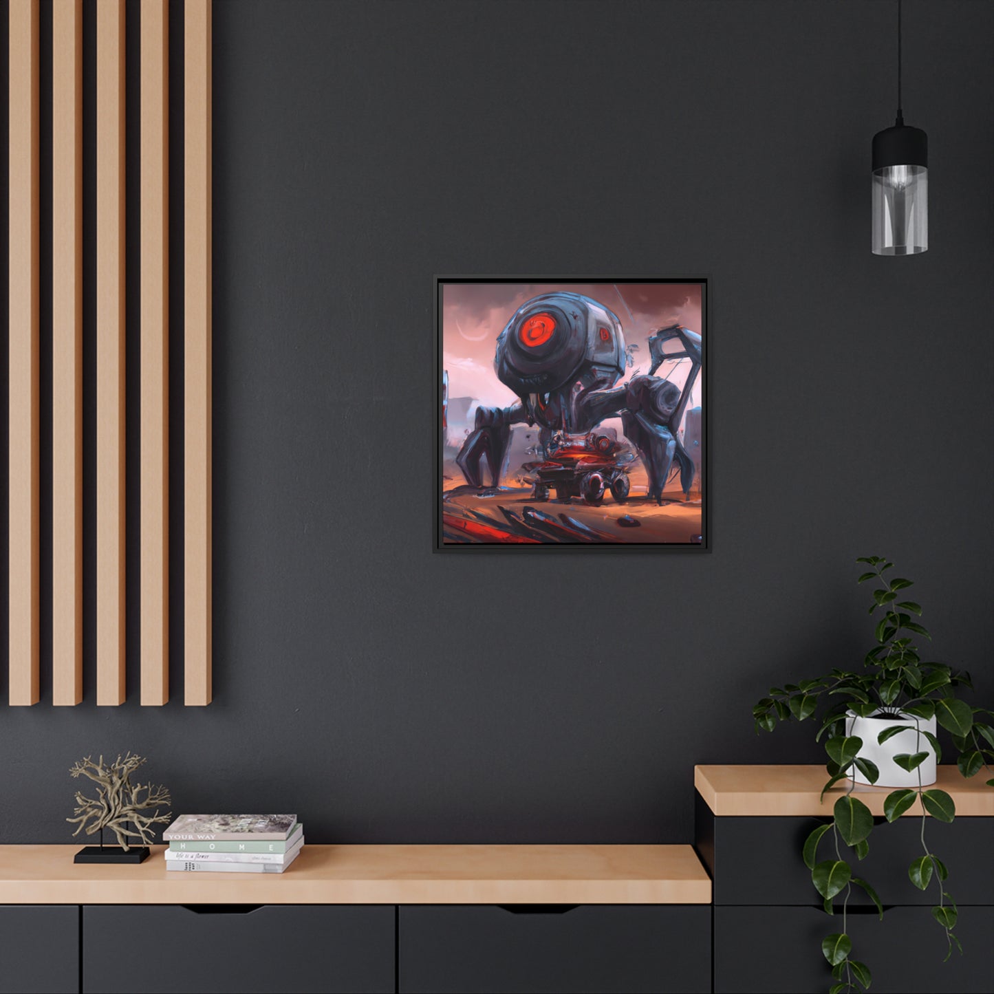 Helmina von Böschenstöcken - Framed Canvas
