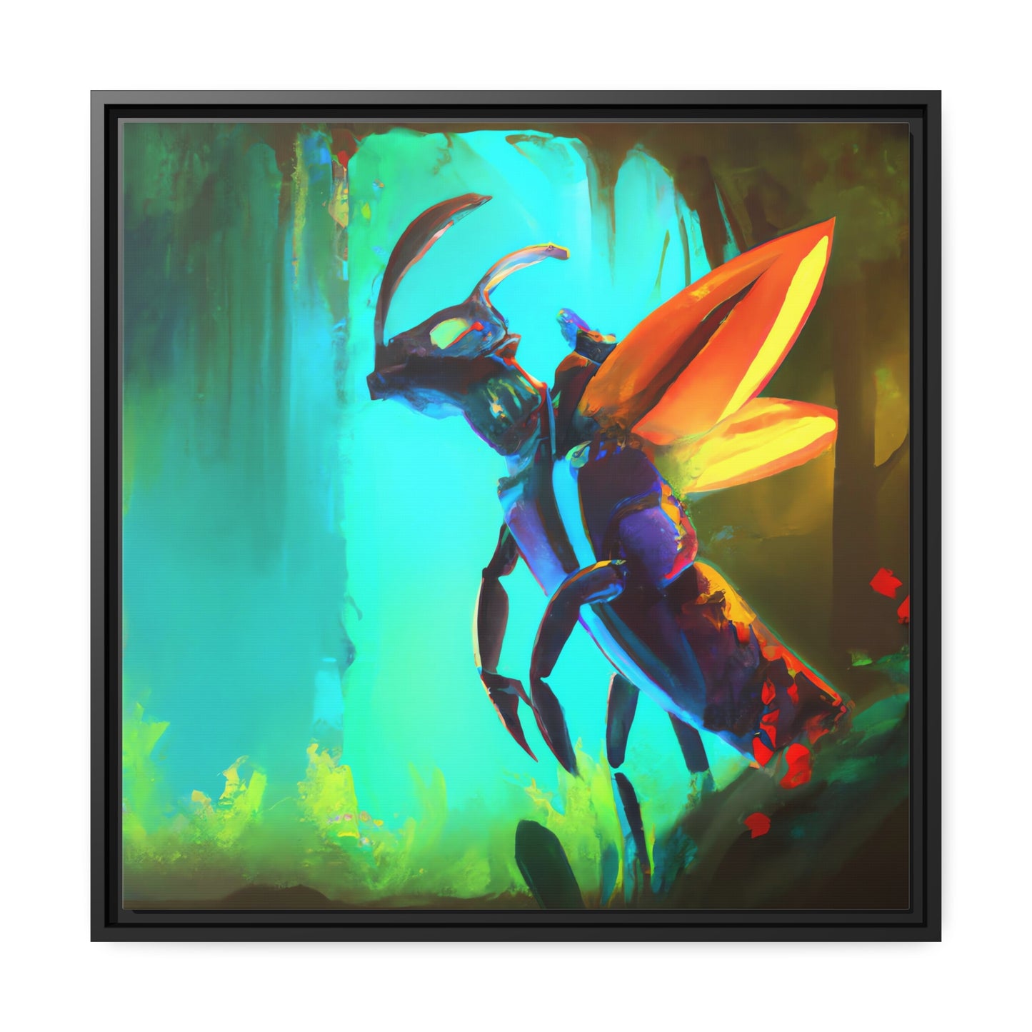 Aloisia D'Astorga - Framed Canvas