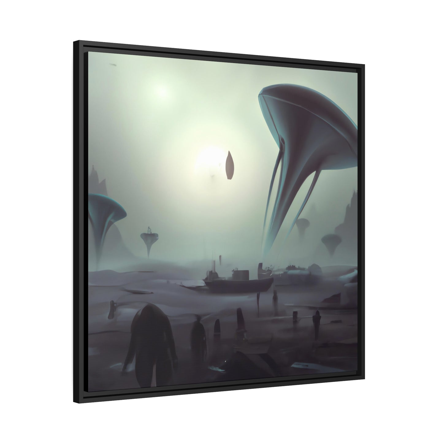 Clara de Monet - Framed Canvas