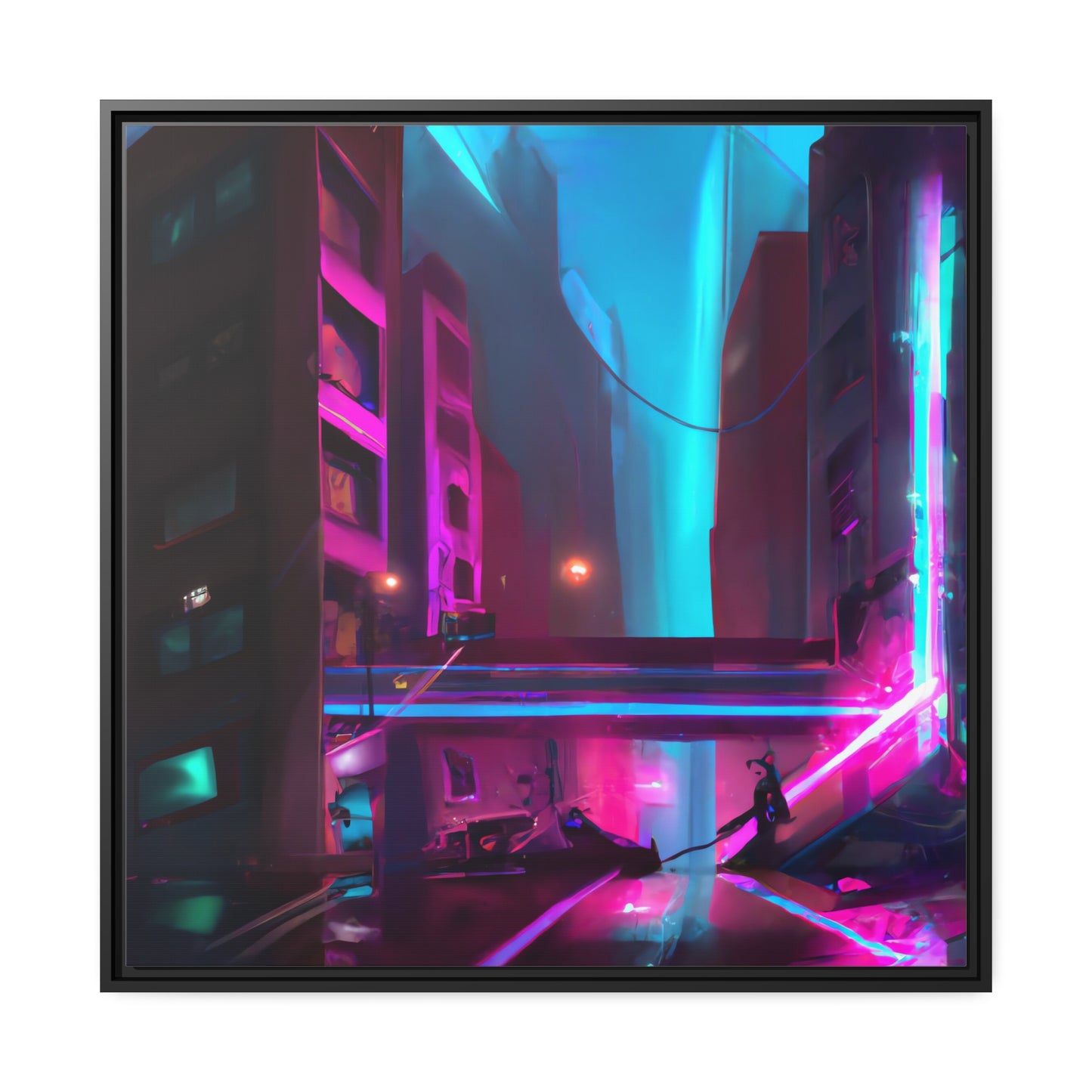 Charles Edward Street - Framed Canvas