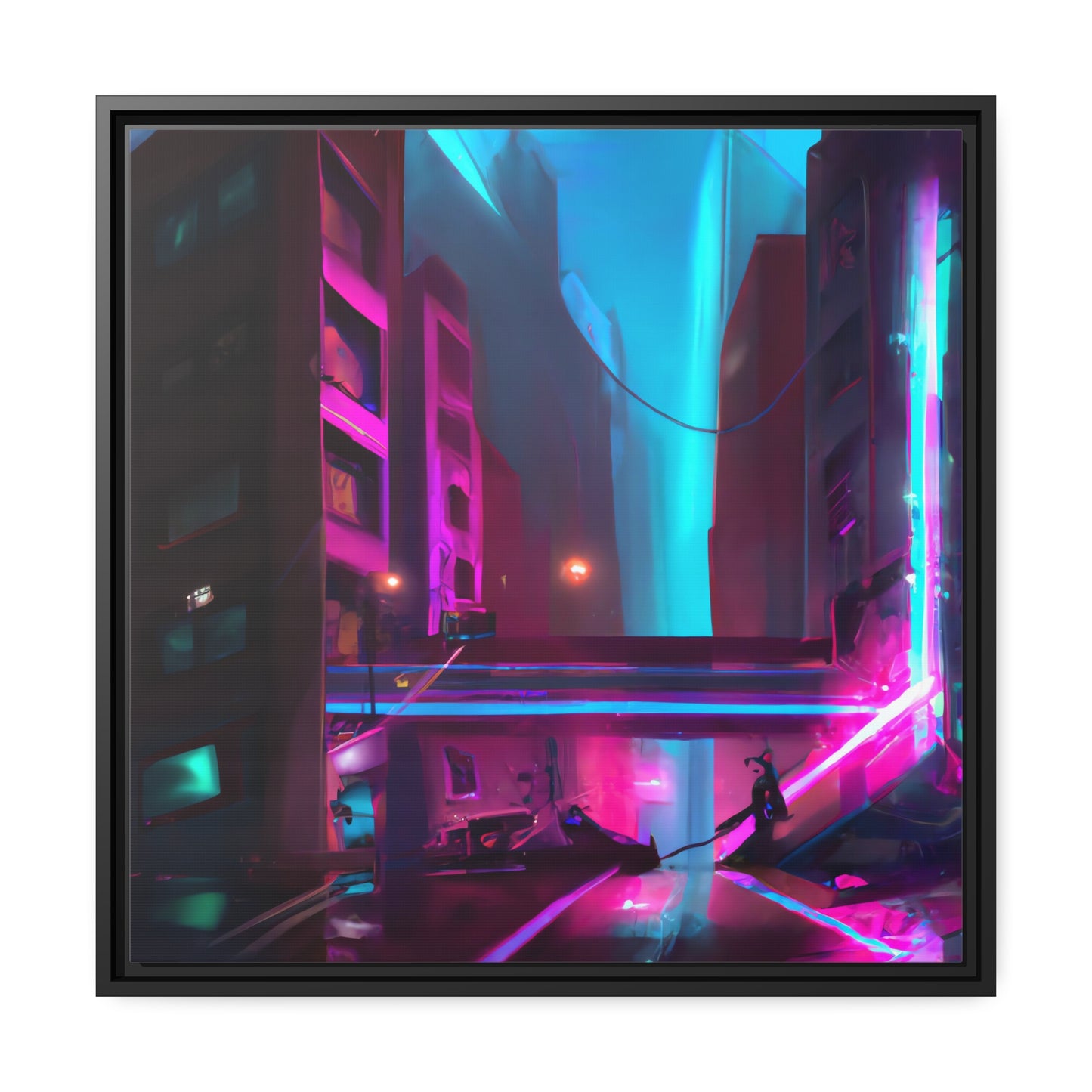 Charles Edward Street - Framed Canvas