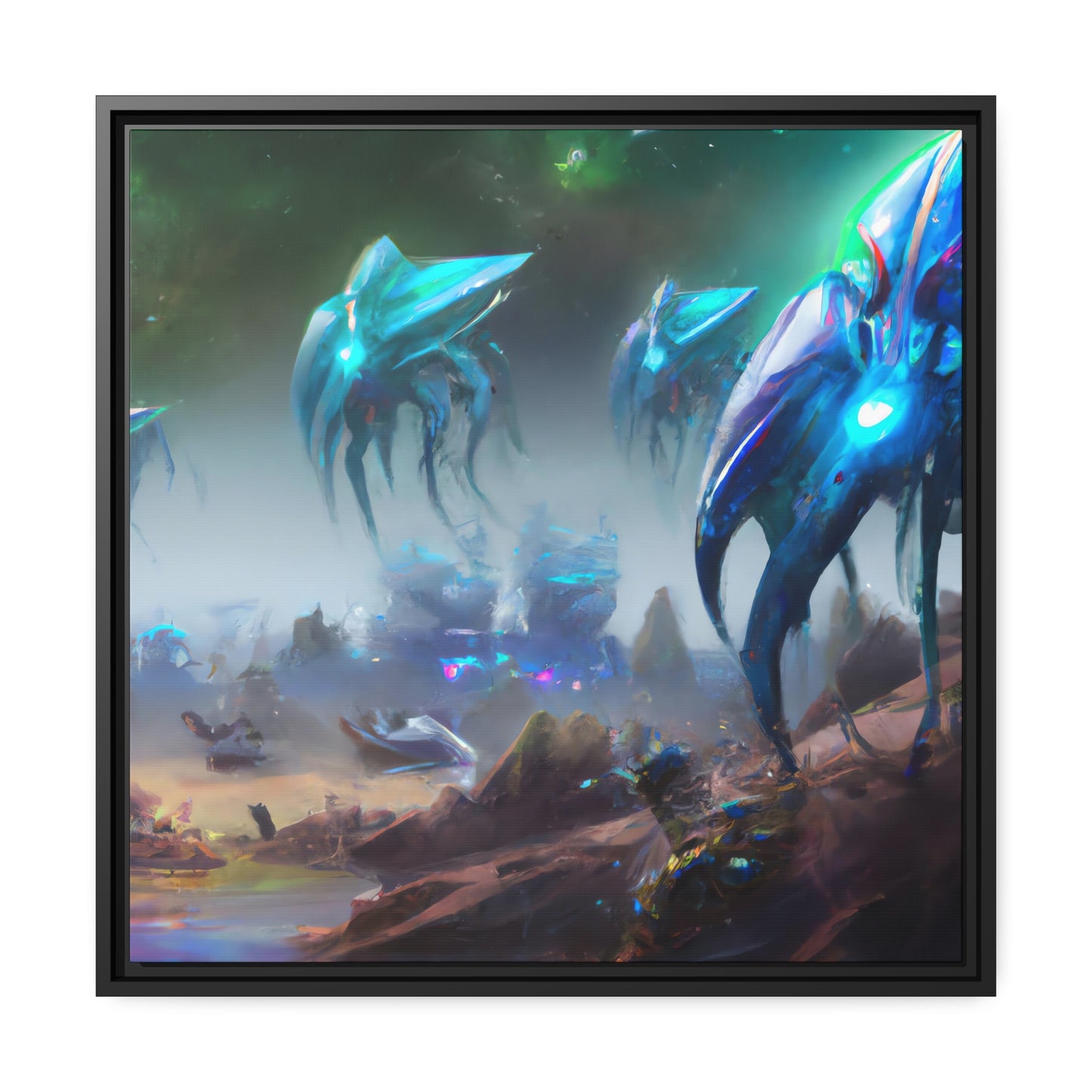 Reginald Graves - Framed Canvas