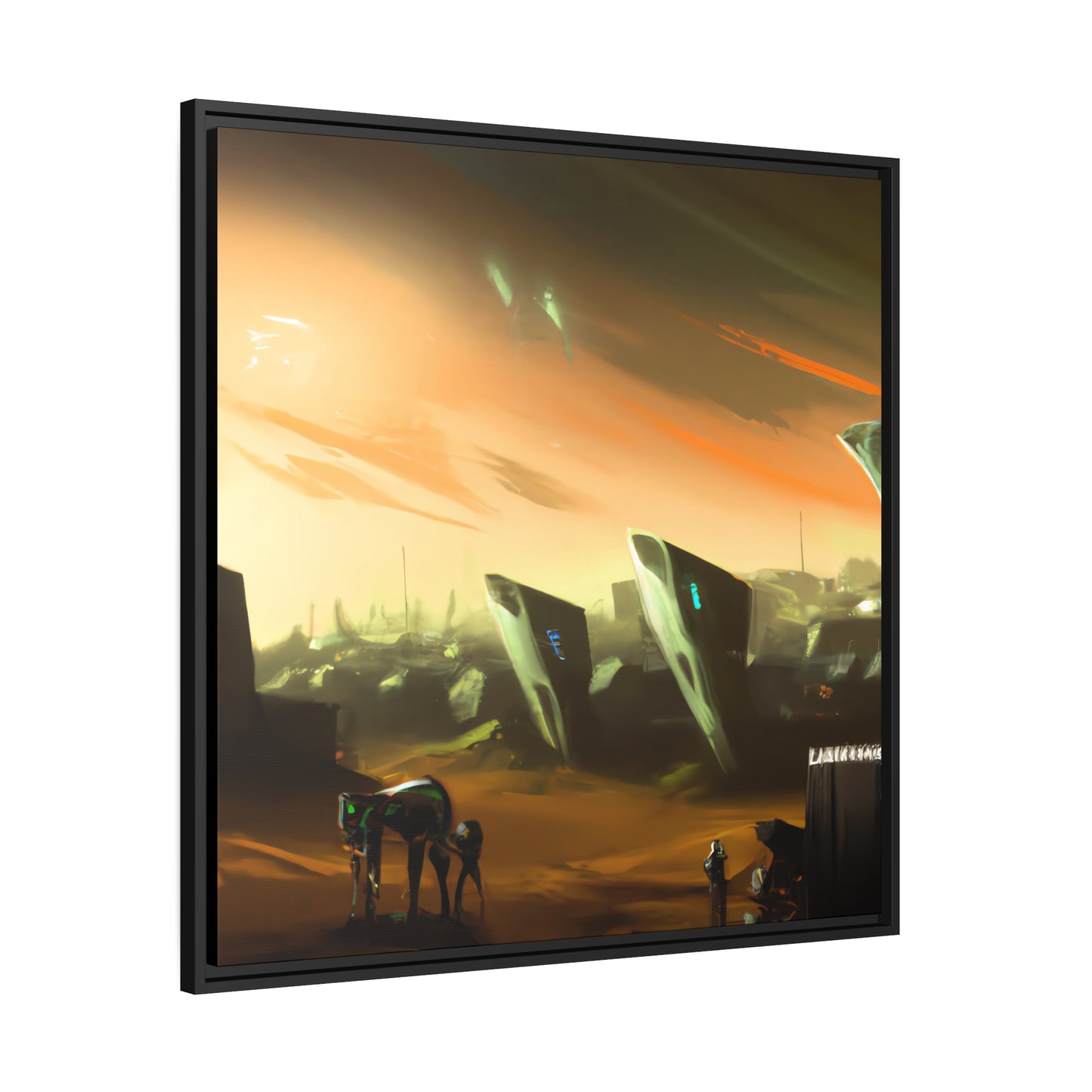 Amalia de la Frescura - Framed Canvas