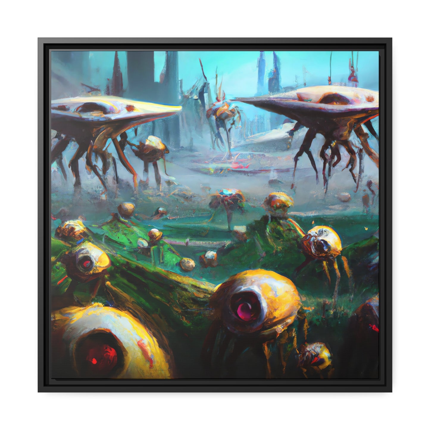 Albertina de Marlowe - Framed Canvas