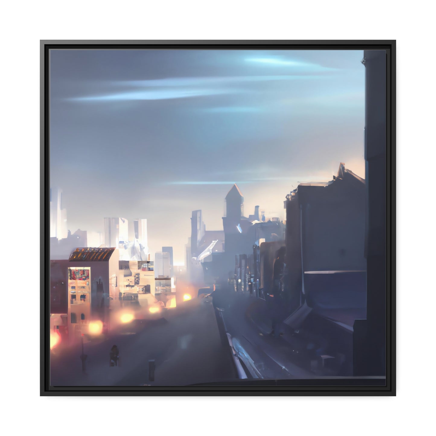 Theodor Dentzler - Framed Canvas