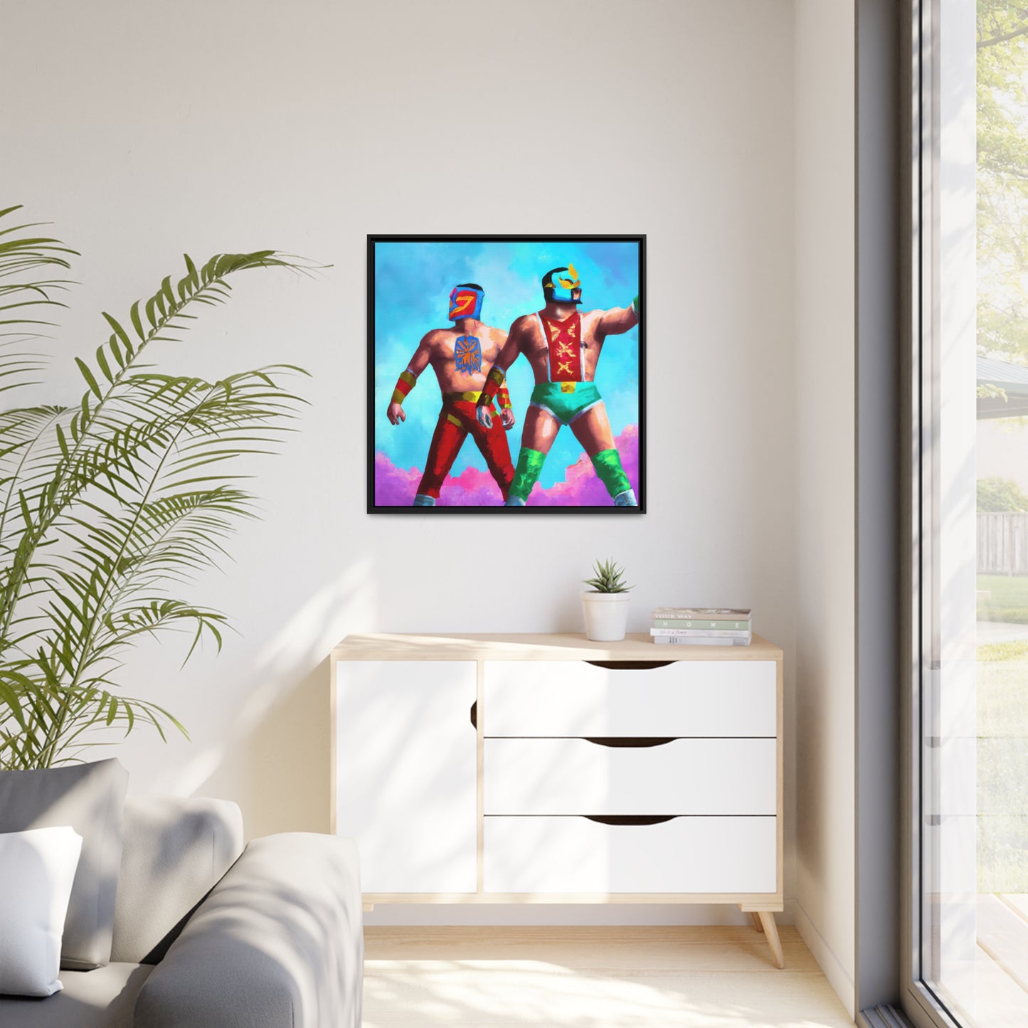 Salvador Diaz - Framed Canvas