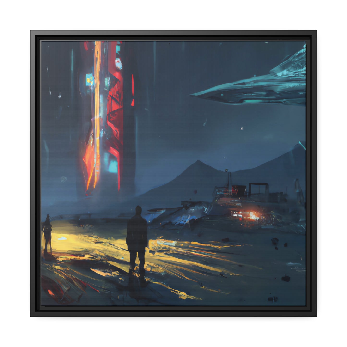 Dorell Covell - Framed Canvas