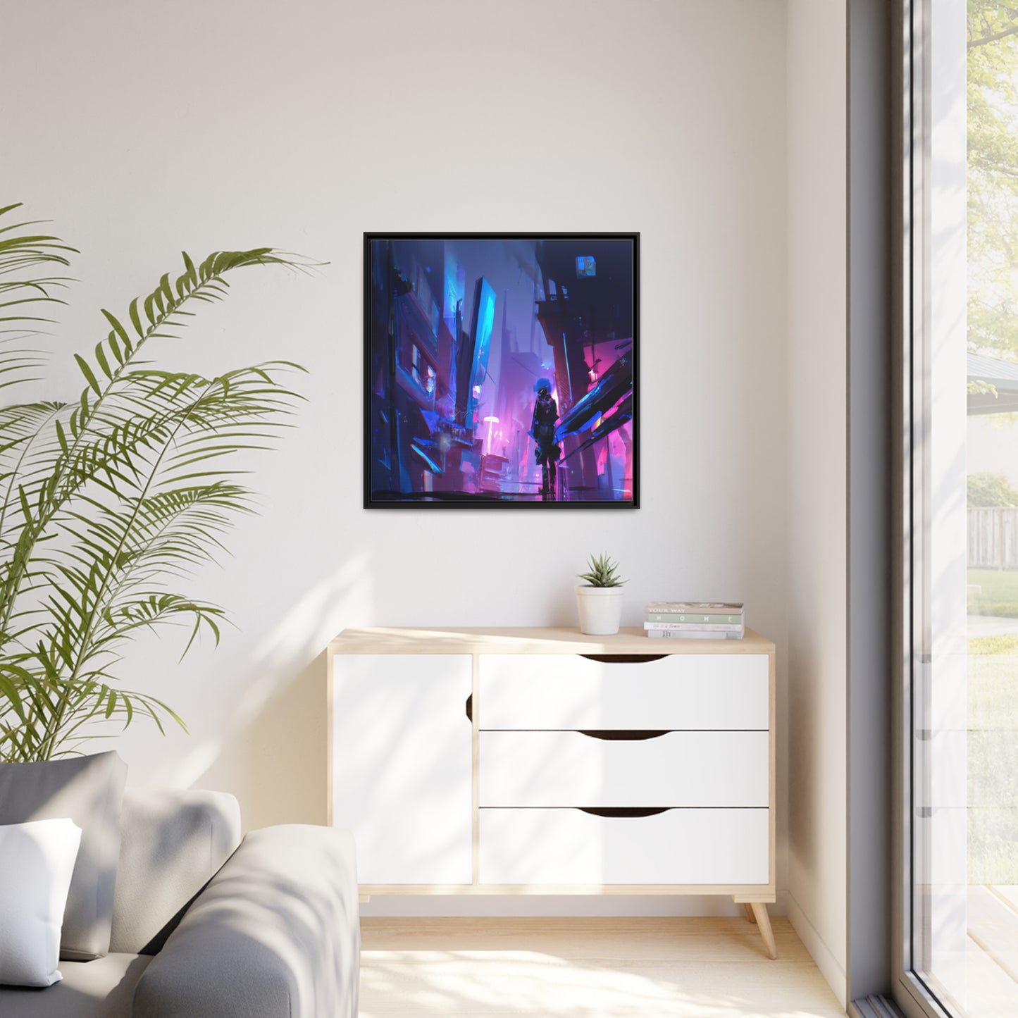 Alexander Blossoming – Gerahmte Leinwand