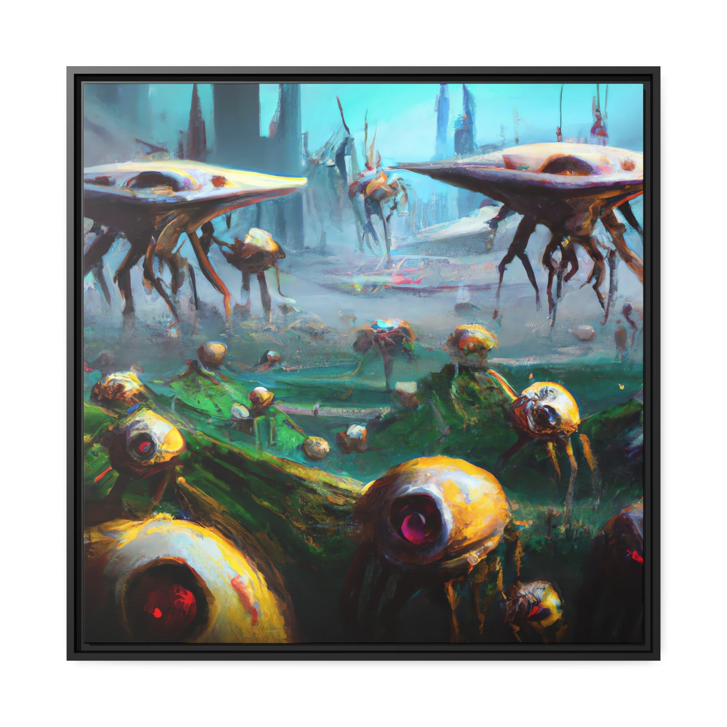 Albertina de Marlowe - Framed Canvas