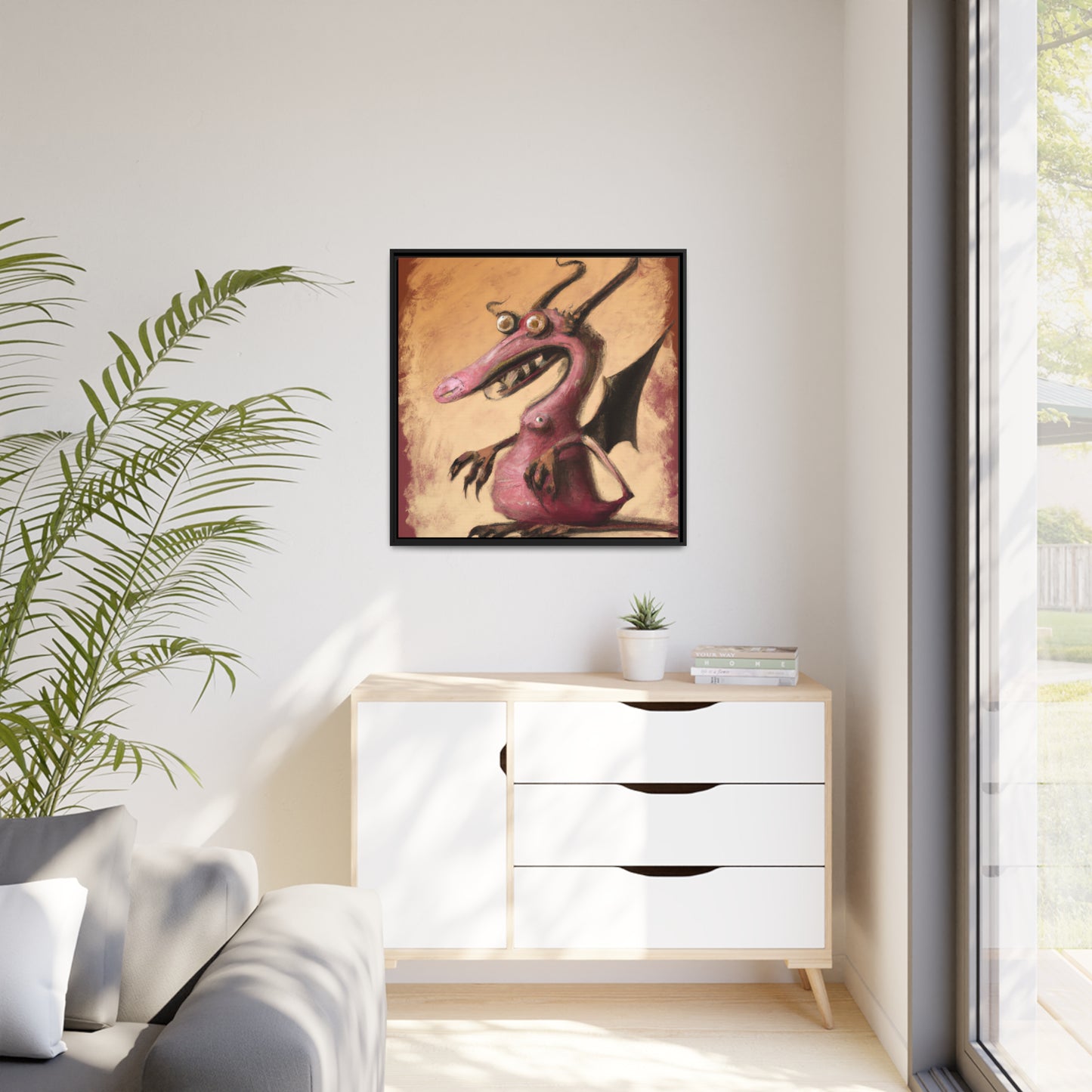 Alfreda Pecorini – Gerahmte Leinwand