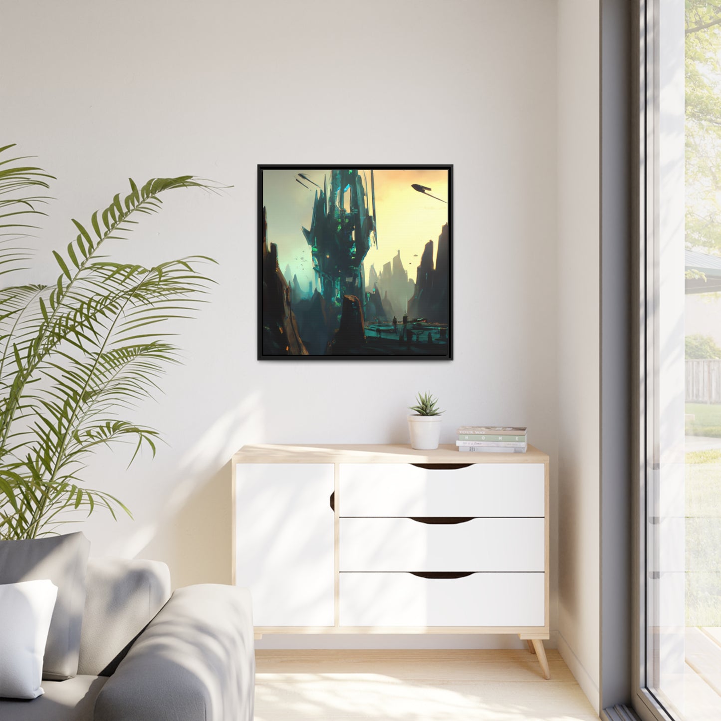 Eva Crowne - Framed Canvas