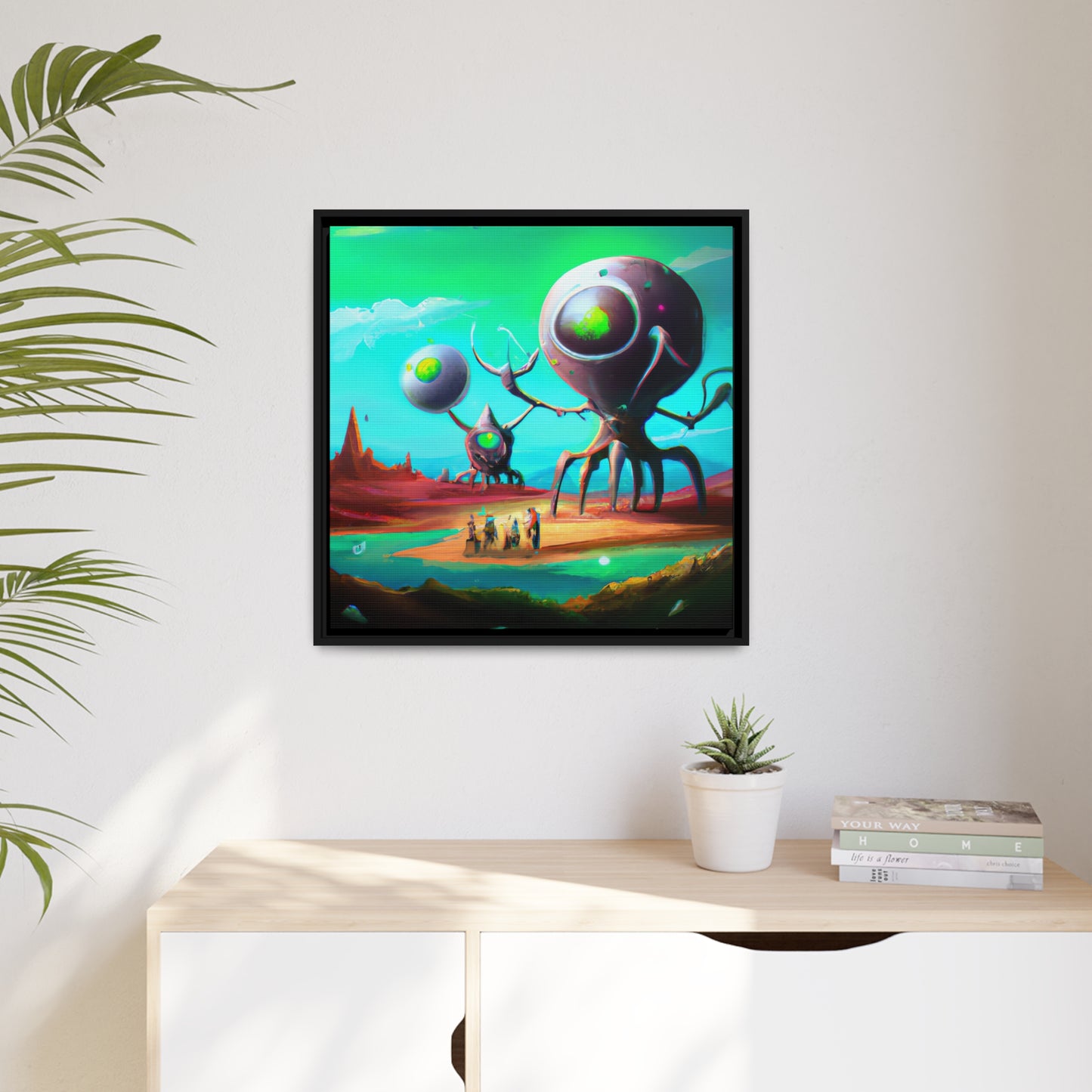 Claude Sanders - Framed Canvas